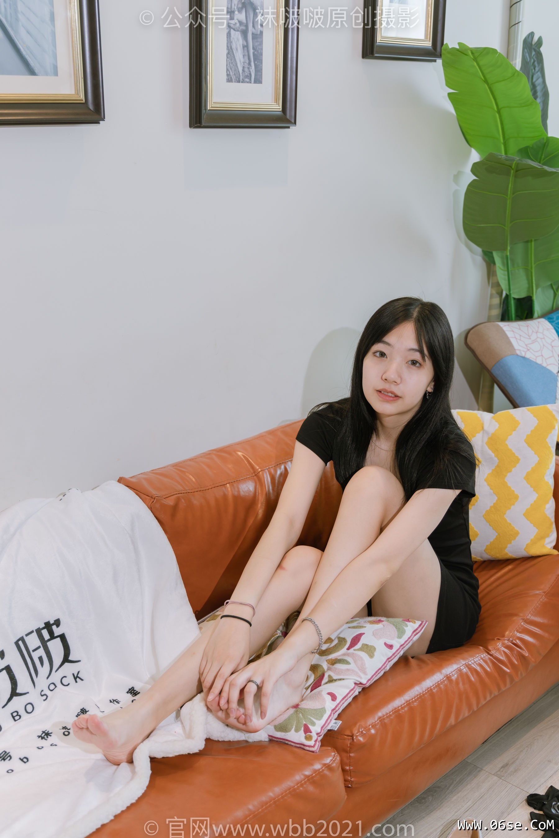 图片[89]-BoBoSocks袜啵啵 No.363 小甜豆 -两双平底鞋、黑色船袜、裸足[140P]-六色网