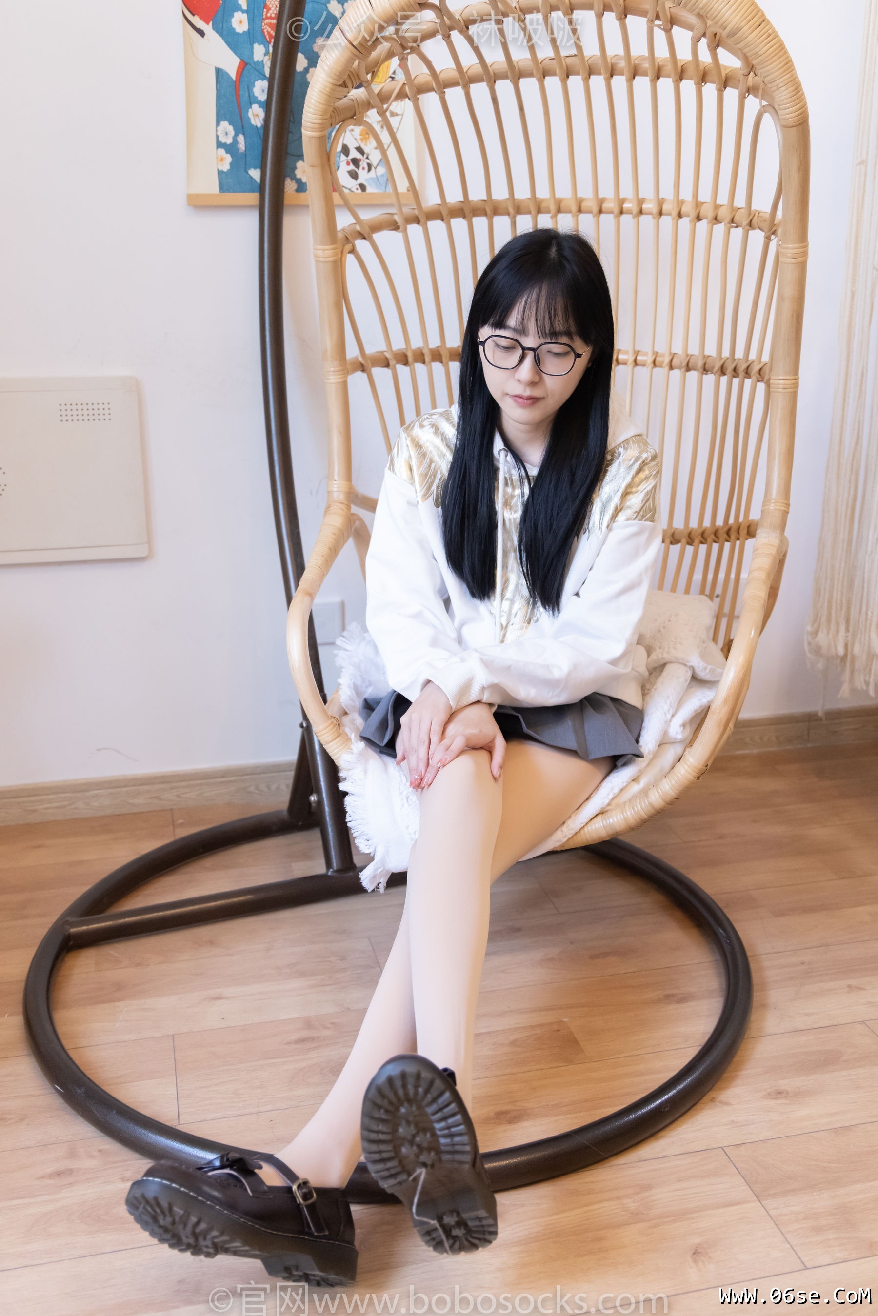 图片[4]-BoBoSocks袜啵啵 No.047 稚予-皮鞋、厚肉丝[131P]-六色网