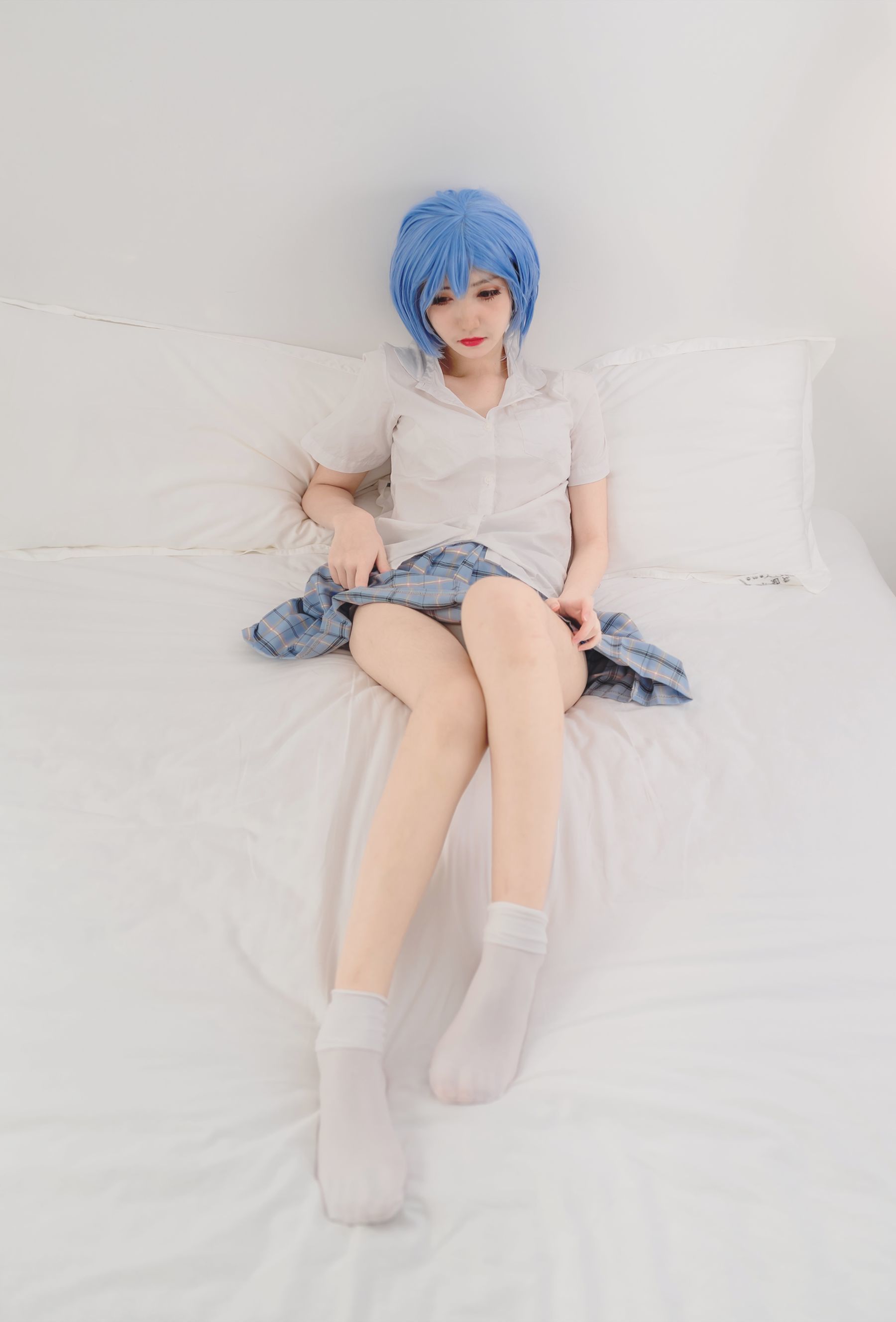 图片[17]-动漫博主南桃Momoko 绫波丽制服[23P]-六色网