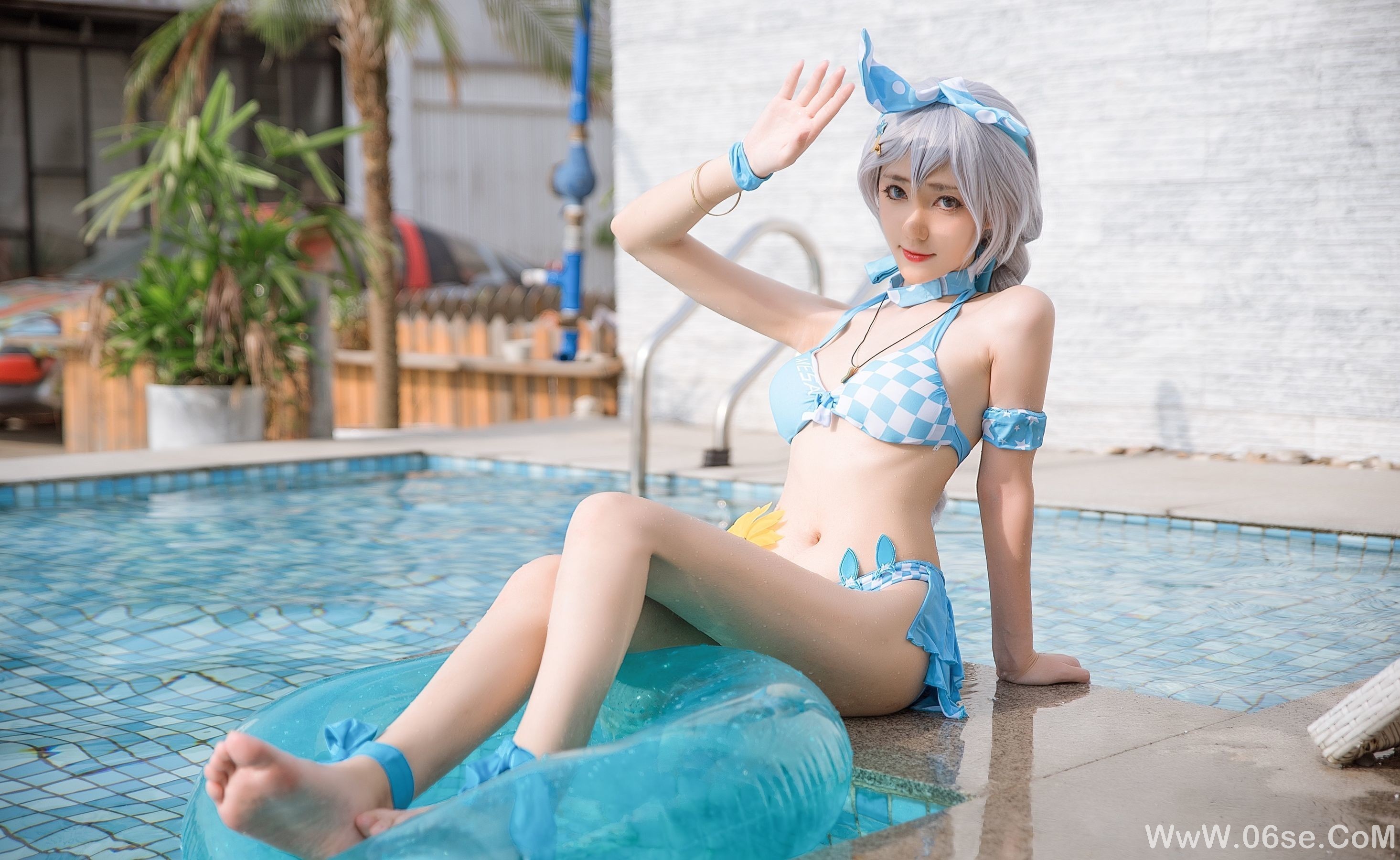 图片[4]-动漫博主南桃Momoko 琪亚娜泳装[15P]-六色网