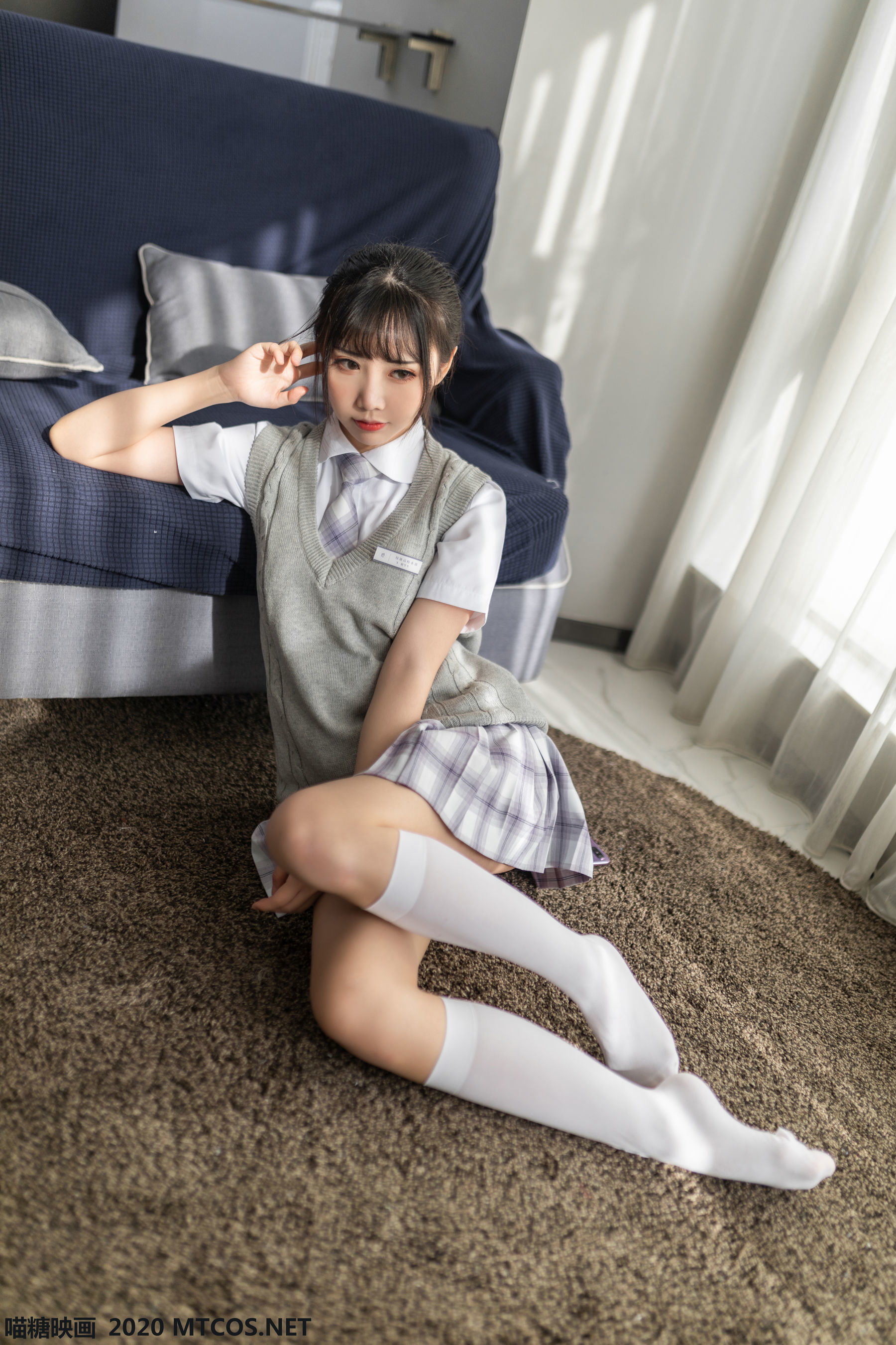 [喵糖映画] JKL.001 制服少女 [35P]-六色网