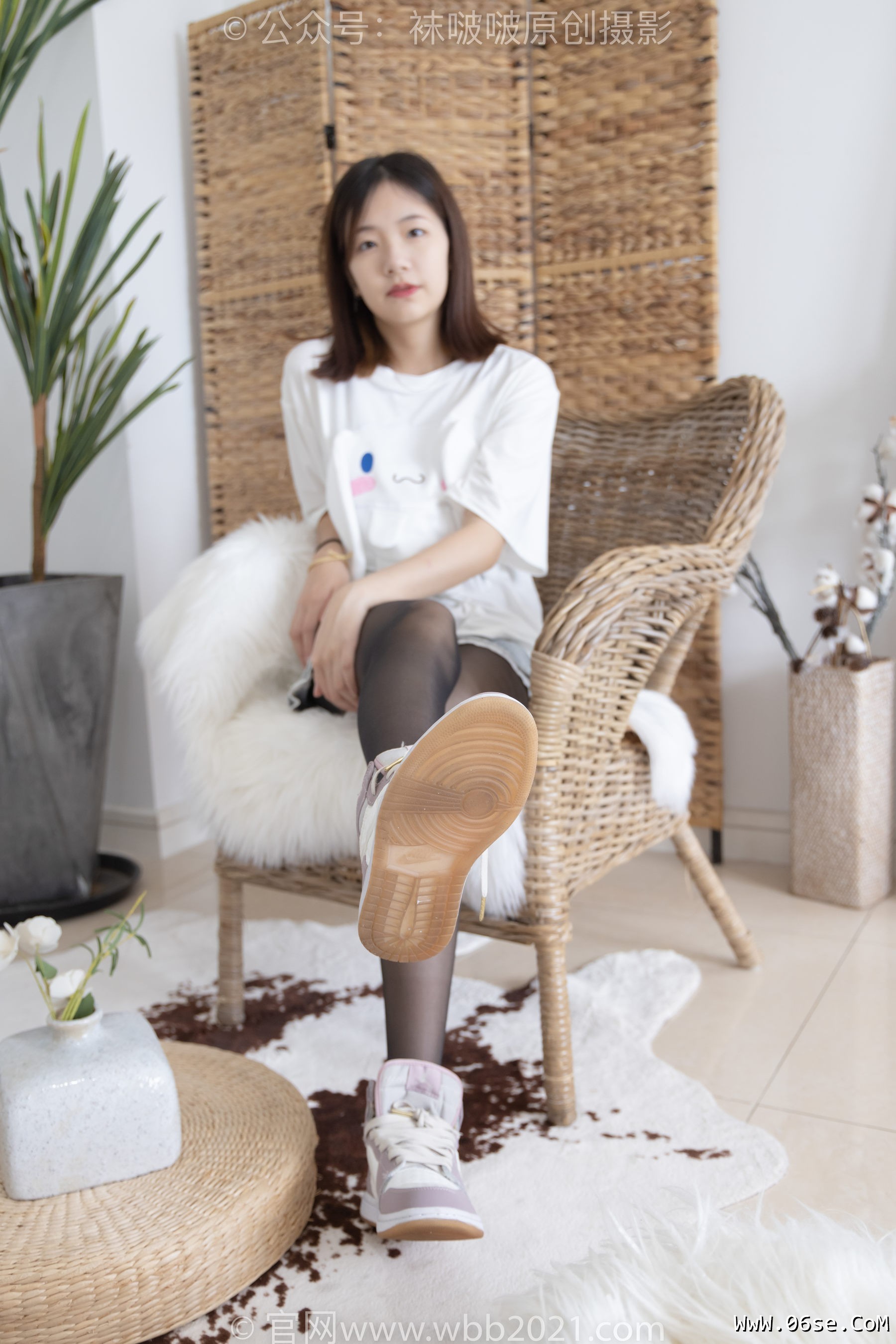 图片[65]-BoBoSocks袜啵啵 No.233 小甜豆-板鞋、黑丝[142P]-六色网
