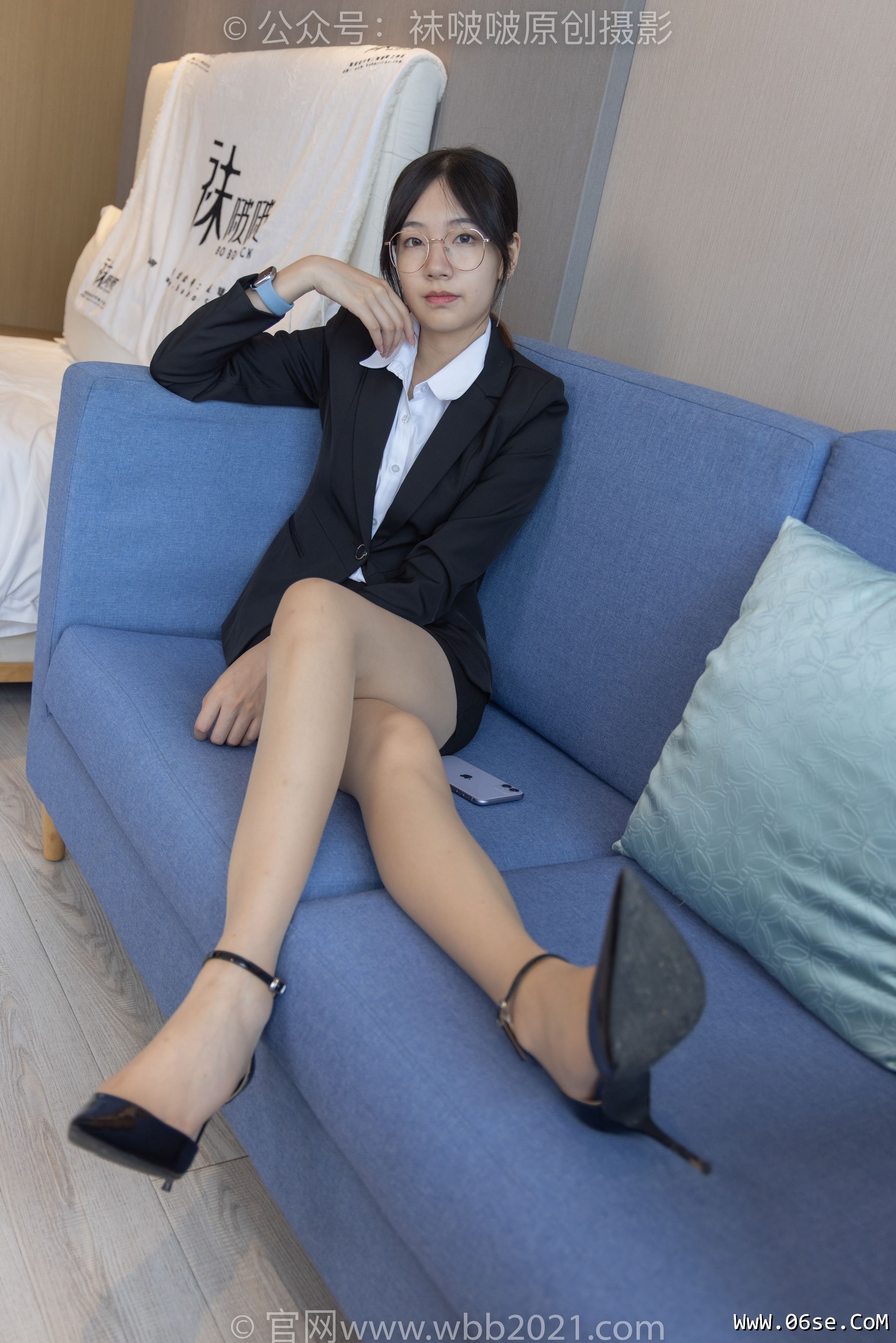 图片[79]-BoBoSocks袜啵啵 No.320 小甜豆 -高跟鞋、肉丝、ol风[140P]-六色网