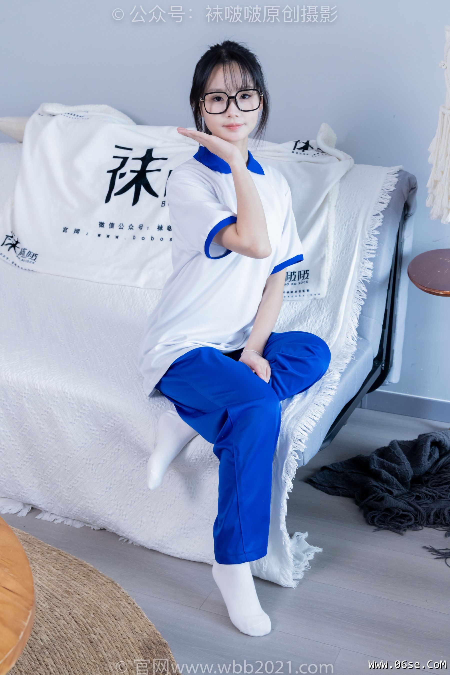 图片[132]-BoBoSocks袜啵啵 No.351 甜甜圈 -板鞋、白棉袜、肉丝、校服裤里丝[150P]-六色网