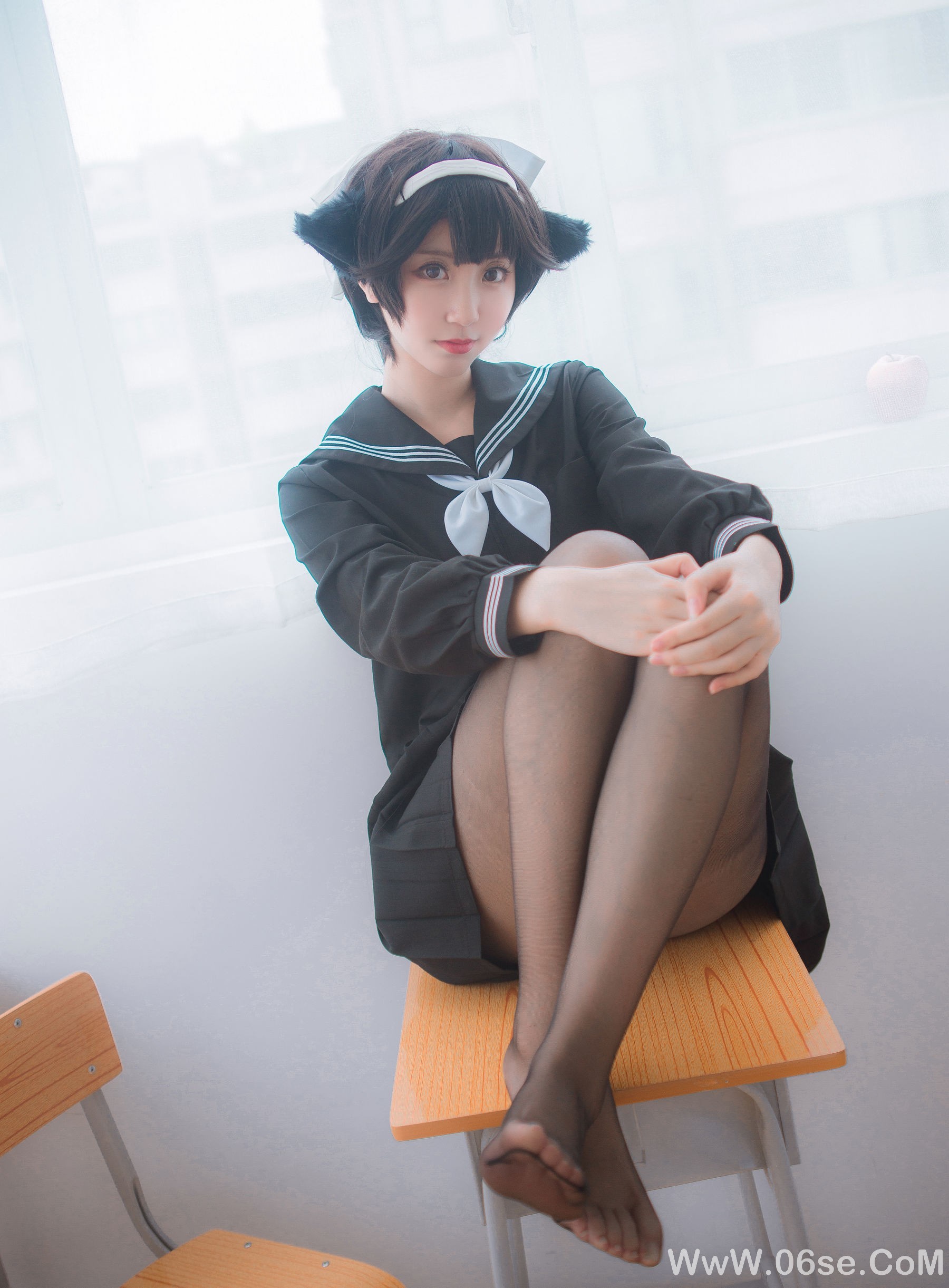 图片[25]-人气Coser黑川 獒犬制服[30P]-六色网