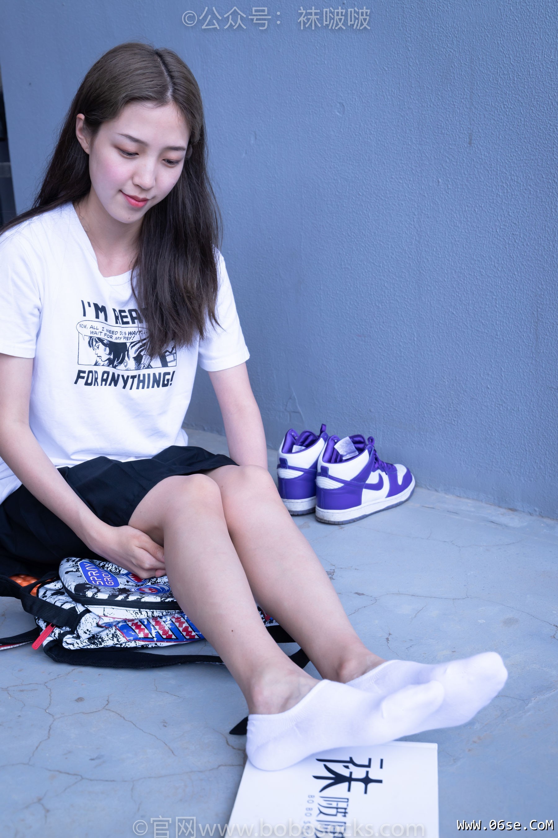 图片[62]-BoBoSocks袜啵啵 积分限定作品002 泡芙- AJ、白色棉质船袜、裸足[135P]-六色网