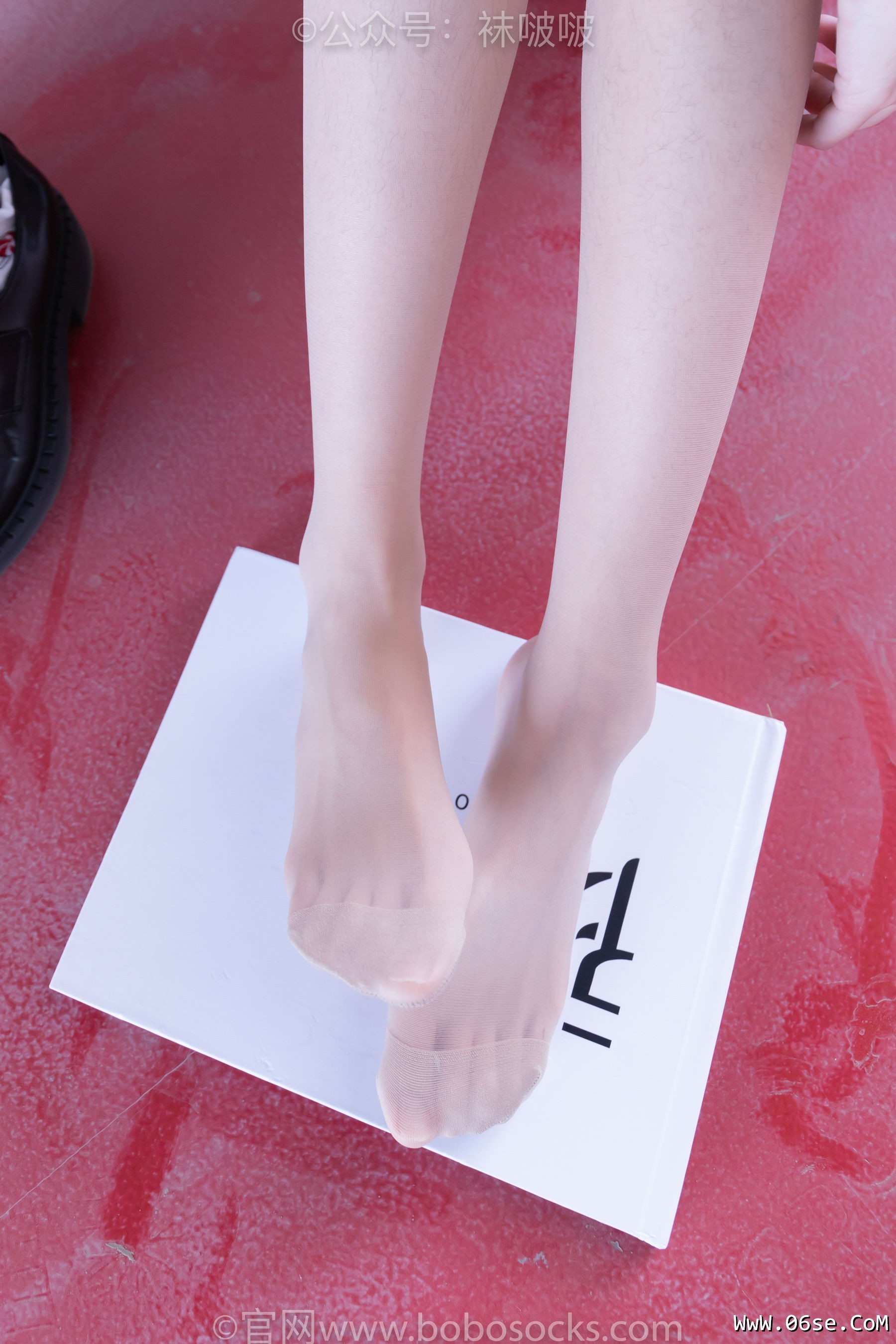 图片[112]-BoBoSocks袜啵啵 No.030 稚予- 皮鞋、短白棉袜、肉丝[141P]-六色网