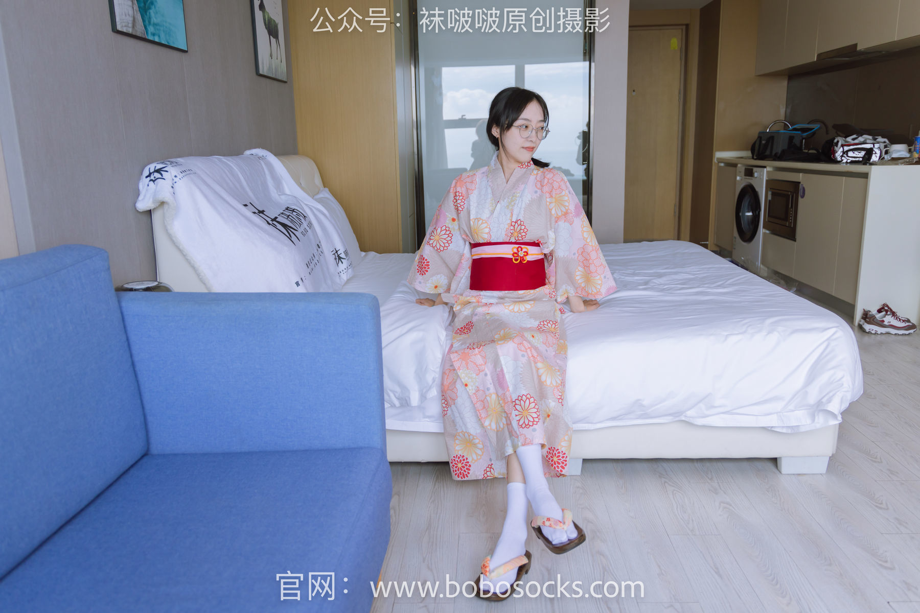 图片[149]-BoBoSocks袜啵啵 No.137 稚予-木屐、分指白棉袜、裸足、和风浴衣[170P]-六色网