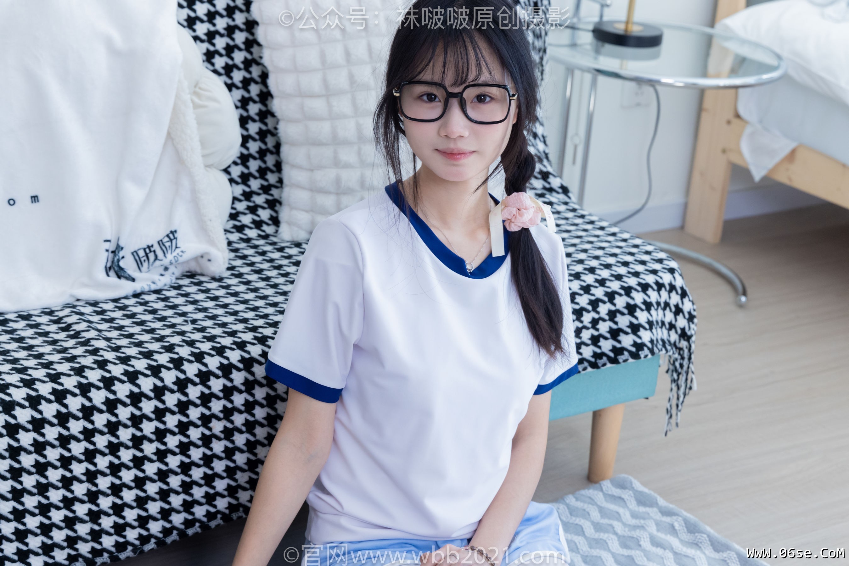 图片[117]-BoBoSocks袜啵啵 No.325 甜甜圈 -皮鞋、厚白丝[145P]-六色网