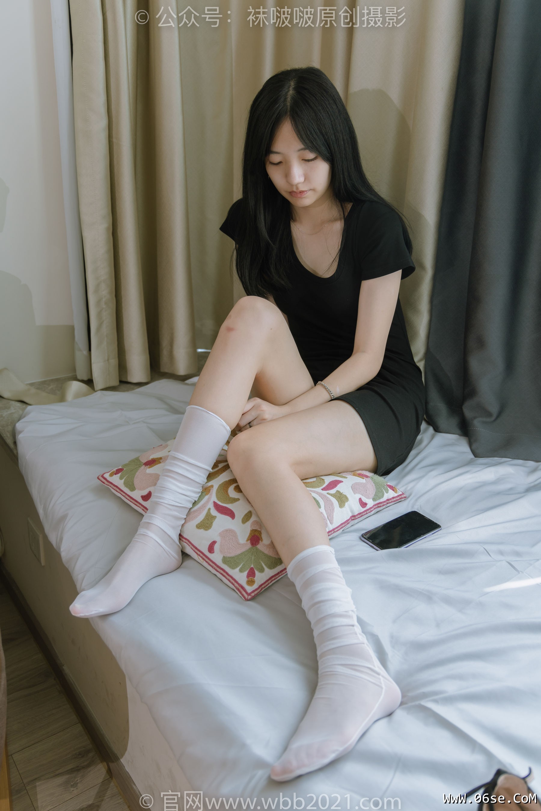 图片[11]-BoBoSocks袜啵啵 No.363 小甜豆 -两双平底鞋、黑色船袜、裸足[140P]-六色网