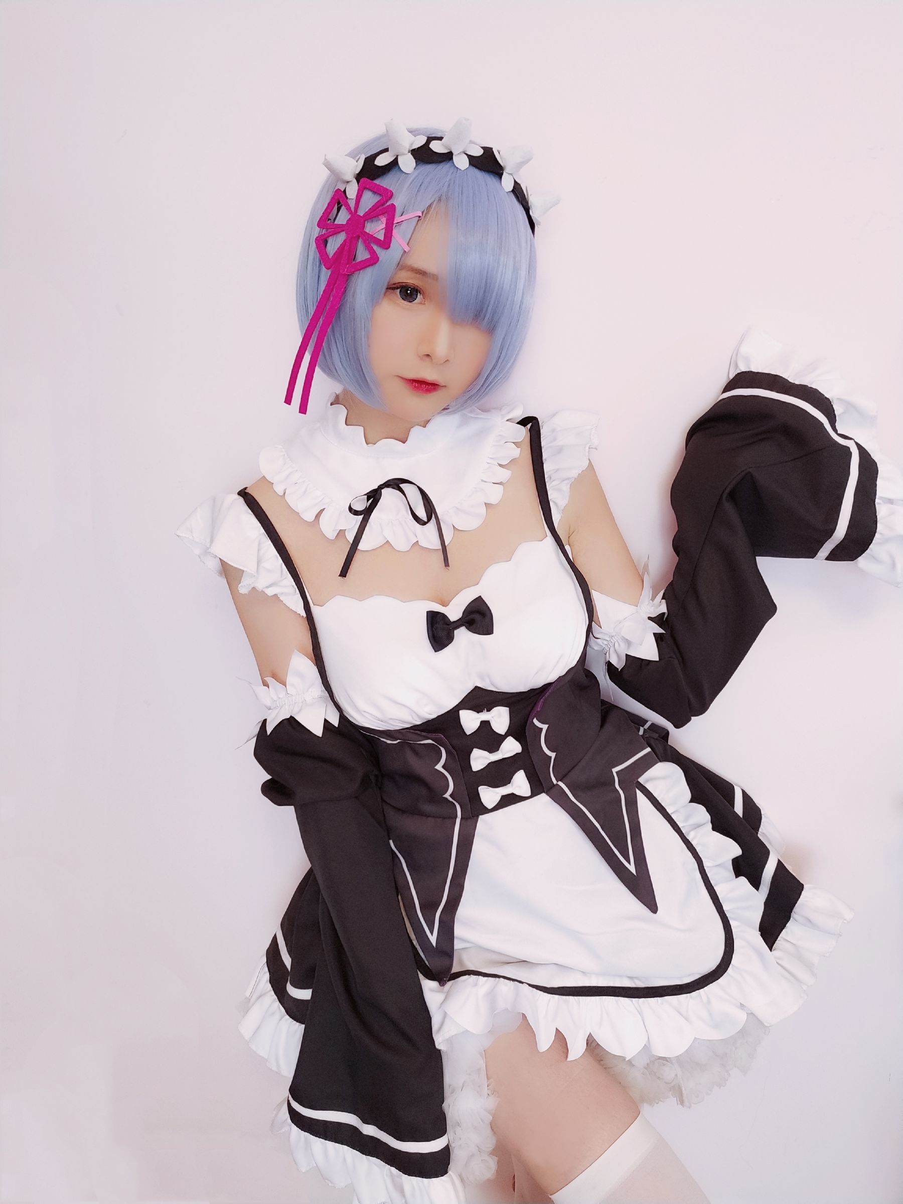 图片[23]-二次元美女古川kagura 蕾姆女仆[33P]-六色网