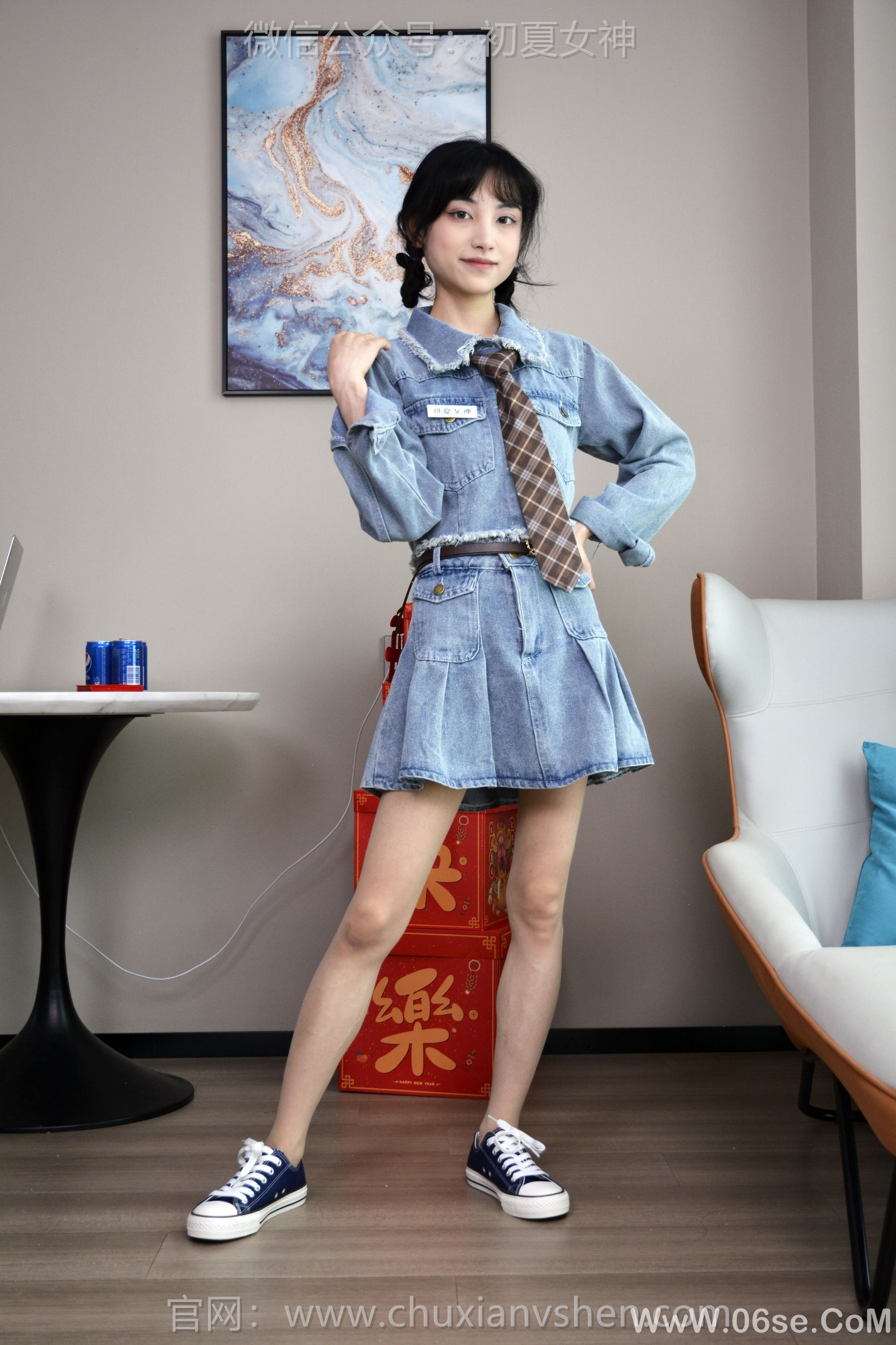图片[83]-初夏女神 No.247 柒柒 浪漫牛仔[140P]-六色网