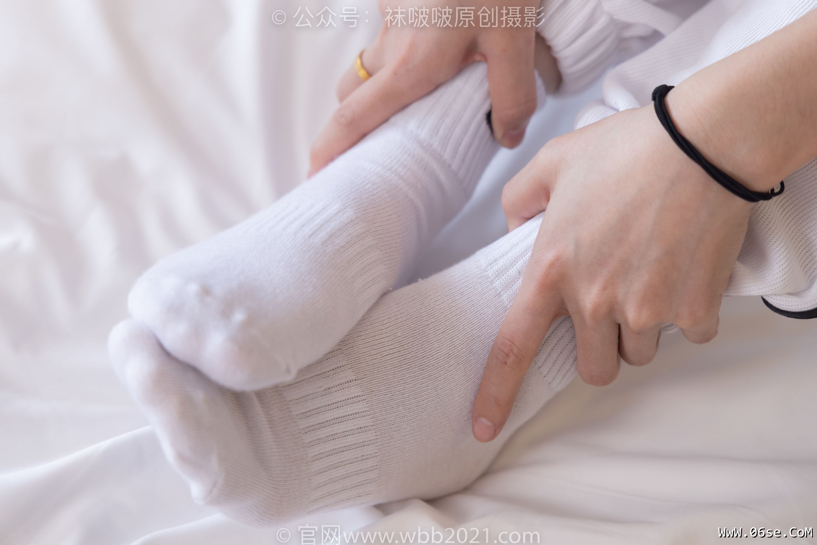 图片[5]-BoBoSocks袜啵啵 No.382 小沫 -板鞋、白棉袜[143P]-六色网