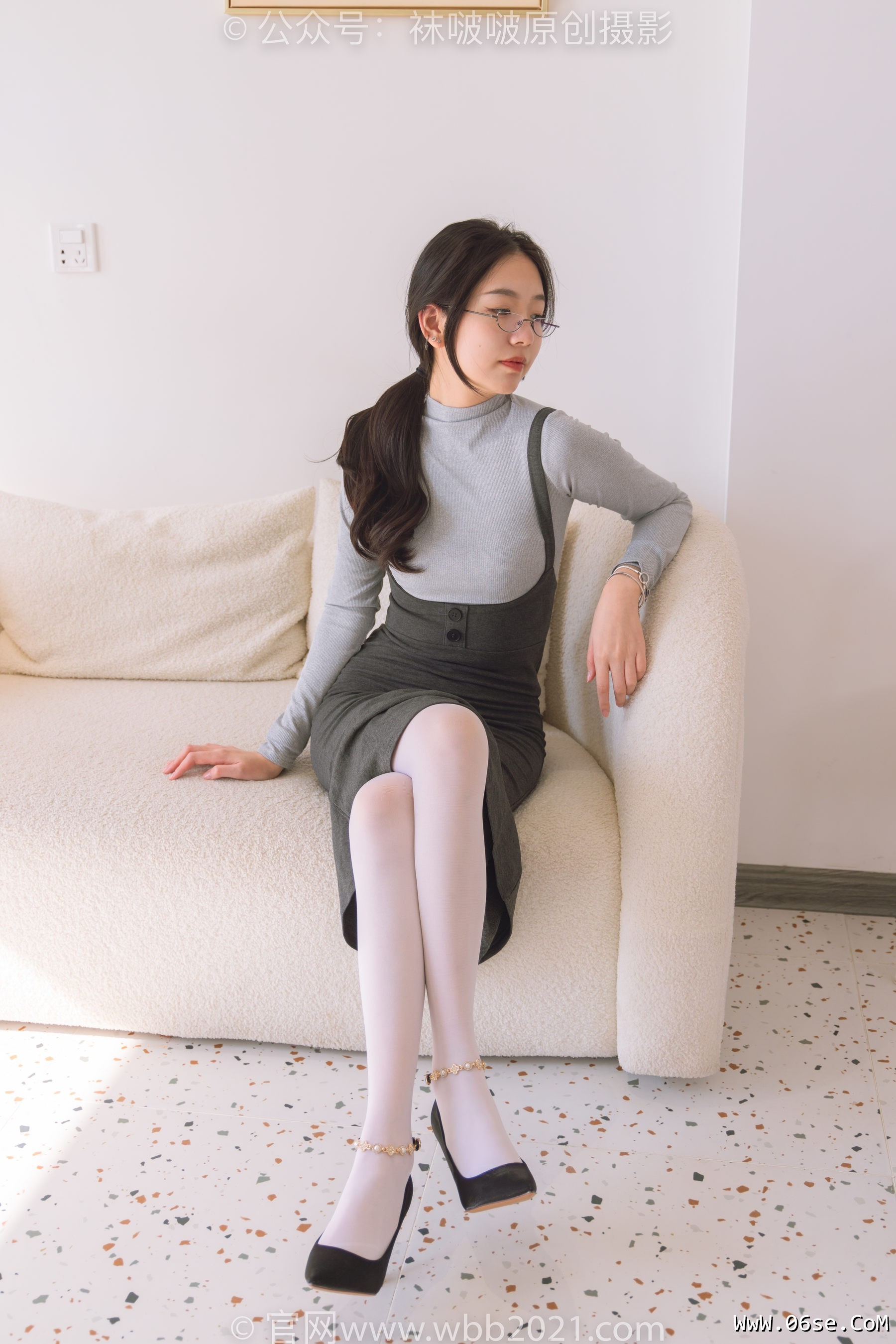 图片[105]-BoBoSocks袜啵啵 No.242 小甜豆-高跟鞋、厚白丝[140P]-六色网