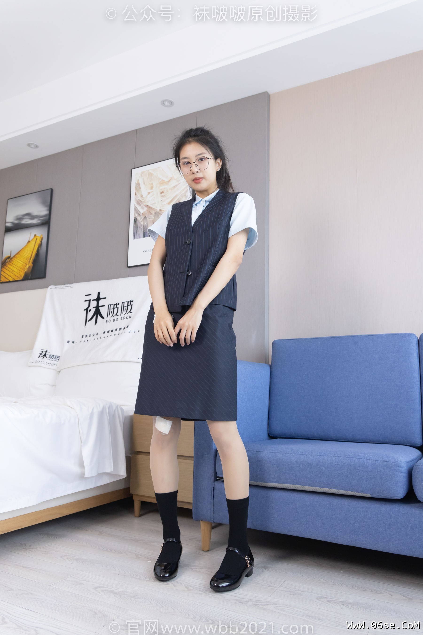 图片[75]-BoBoSocks袜啵啵 No.324 奶油 -高跟鞋、皮鞋、黑棉袜、油亮肉丝[140P]-六色网