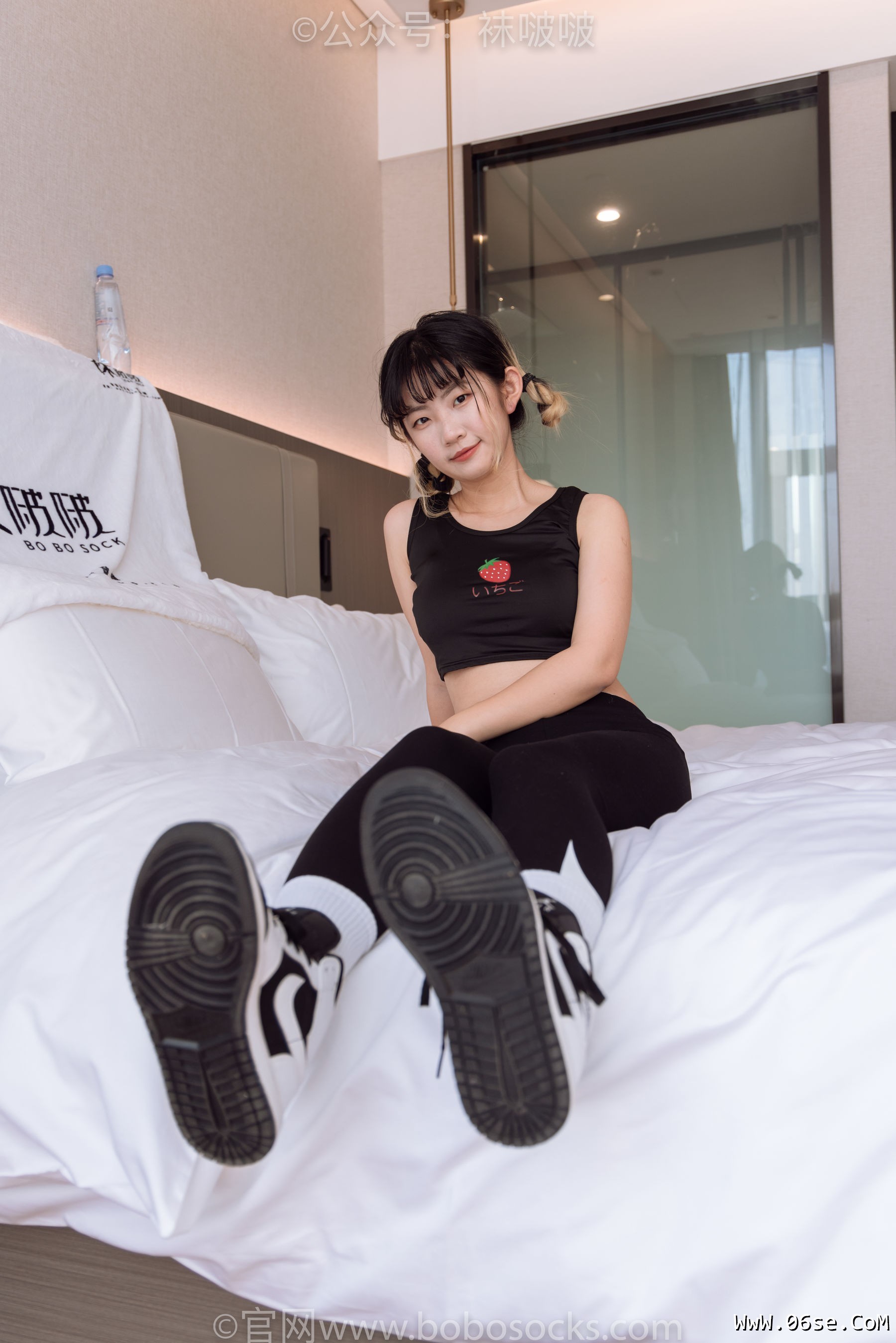 图片[26]-BoBoSocks袜啵啵 No.059 砂糖-AJ板鞋、白棉袜、裸足[142P]-六色网