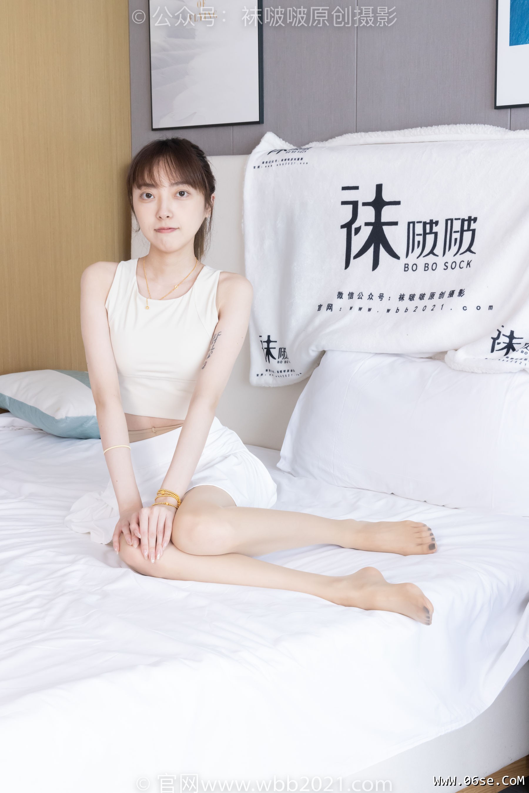 图片[133]-BoBoSocks袜啵啵 No.424 稚予 -运动鞋、白棉袜、肉丝、腰丝[140P]-六色网