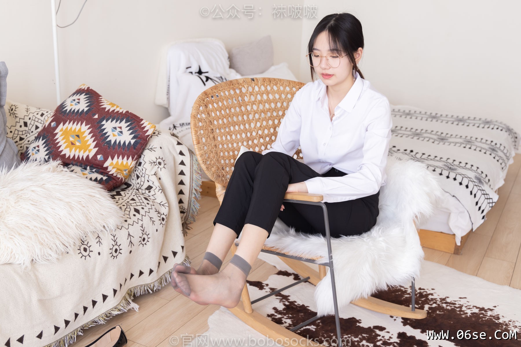 图片[42]-BoBoSocks袜啵啵 No.085 小甜豆-平底鞋、短灰丝、短肉丝[140P]-六色网