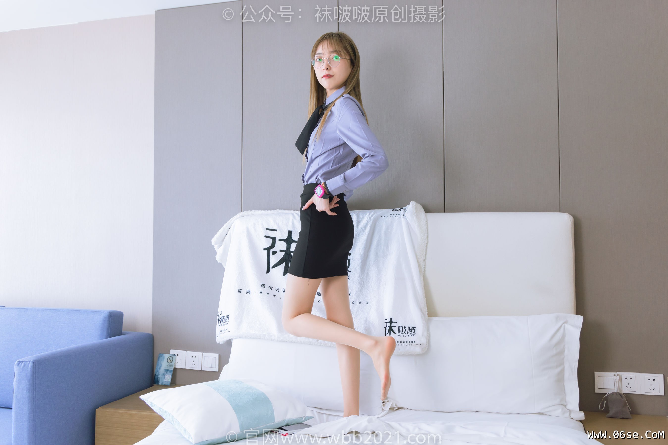 图片[38]-BoBoSocks袜啵啵 No.349 稚予 -平底鞋、高跟凉鞋、肉丝、黑丝、黑色美甲[140P]-六色网