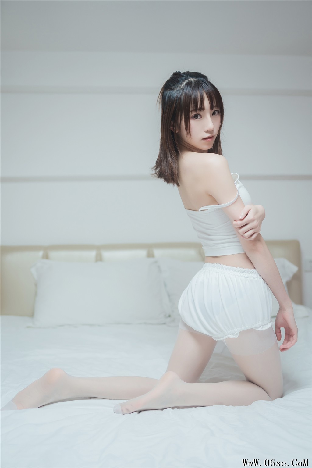 图片[40]-喵糖映画 VOL.269 白色套装 [40P-14MB]-六色网