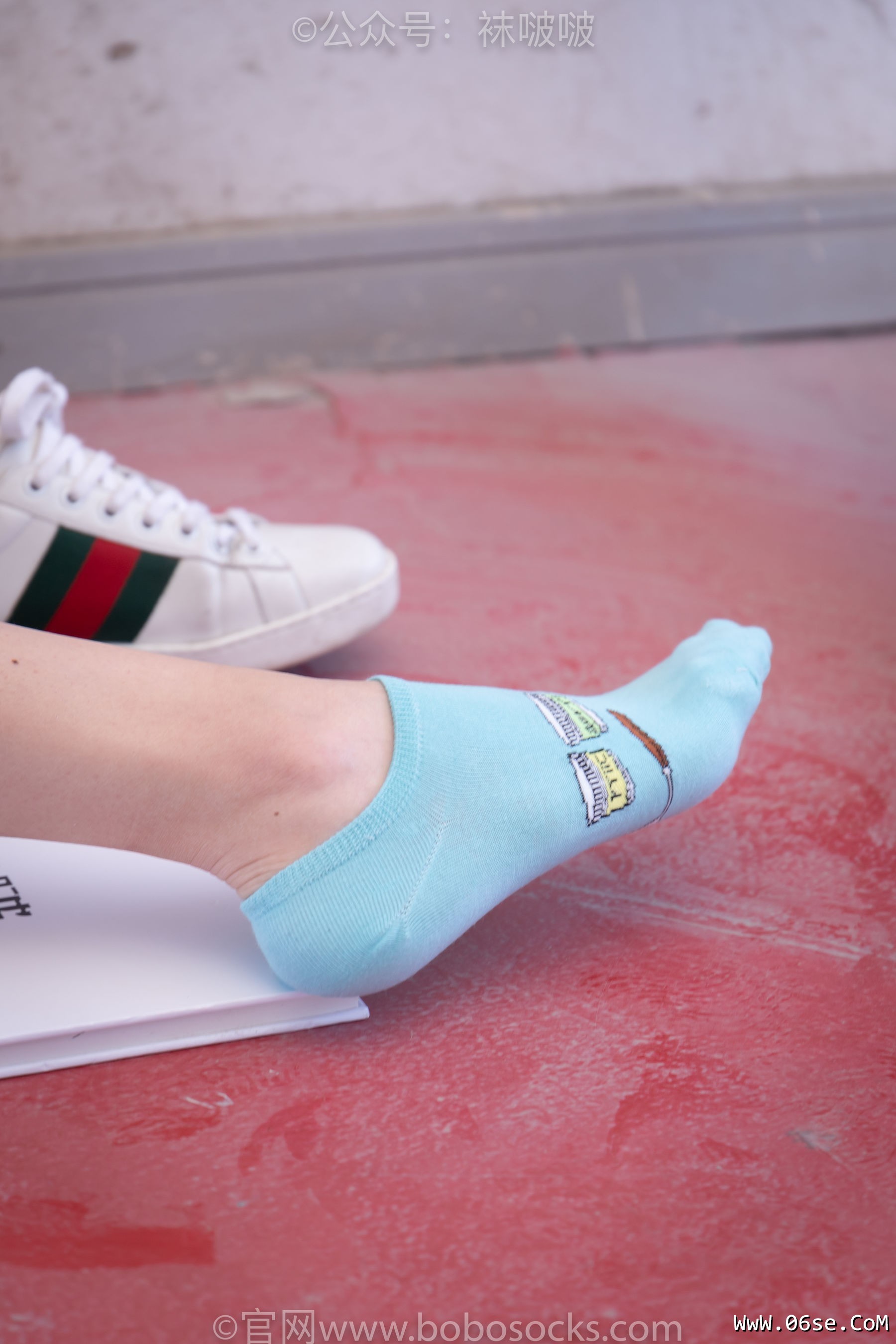 图片[36]-BoBoSocks袜啵啵 积分限定作品006 泡芙-板鞋、天蓝色短棉袜、裸足[138P]-六色网