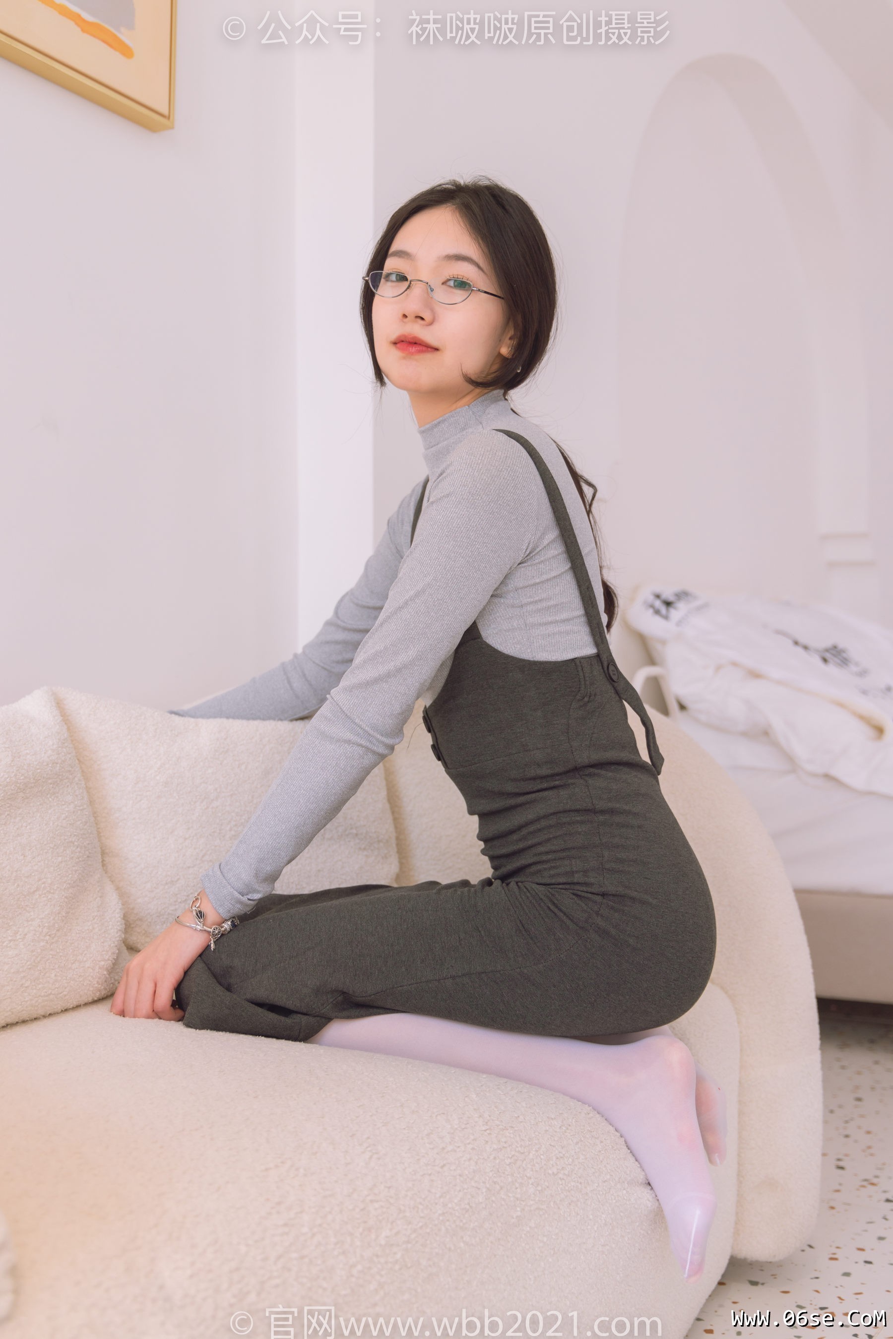 图片[130]-BoBoSocks袜啵啵 No.242 小甜豆-高跟鞋、厚白丝[140P]-六色网