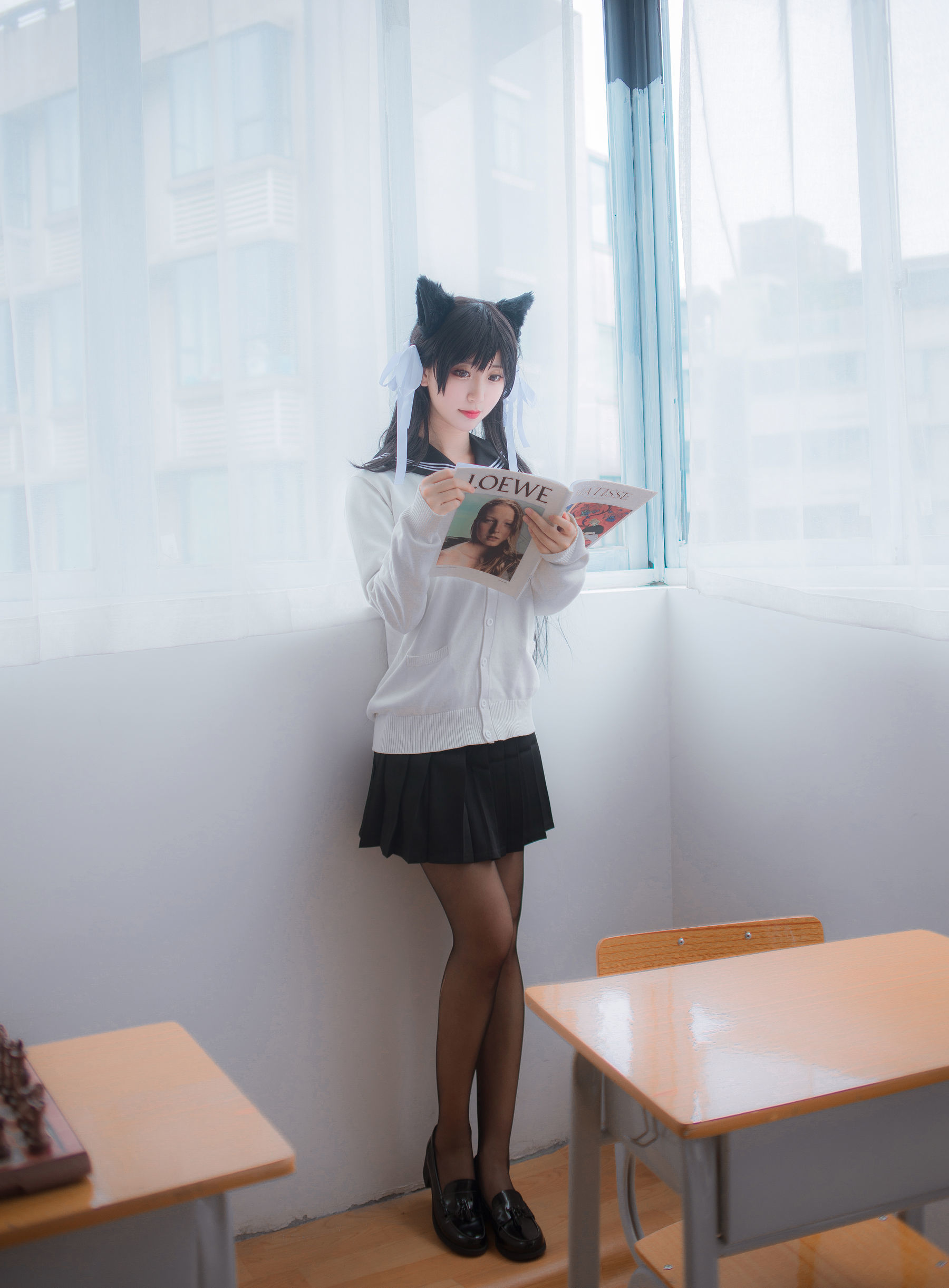 图片[22]-人气Coser黑川 獒犬制服[30P]-六色网