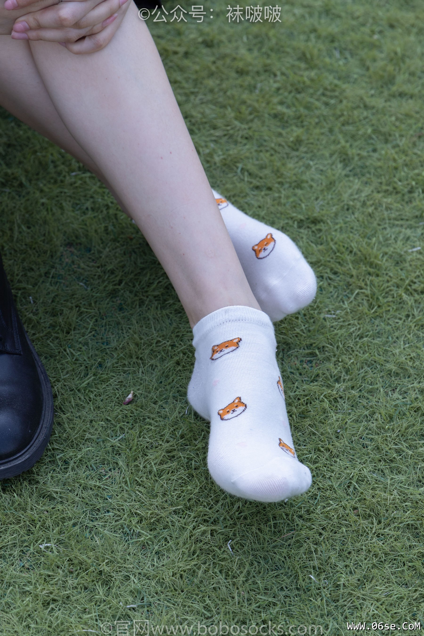图片[50]-BoBoSocks袜啵啵 No.010 小甜豆-马丁靴、白色短棉袜、裸足[117P]-六色网