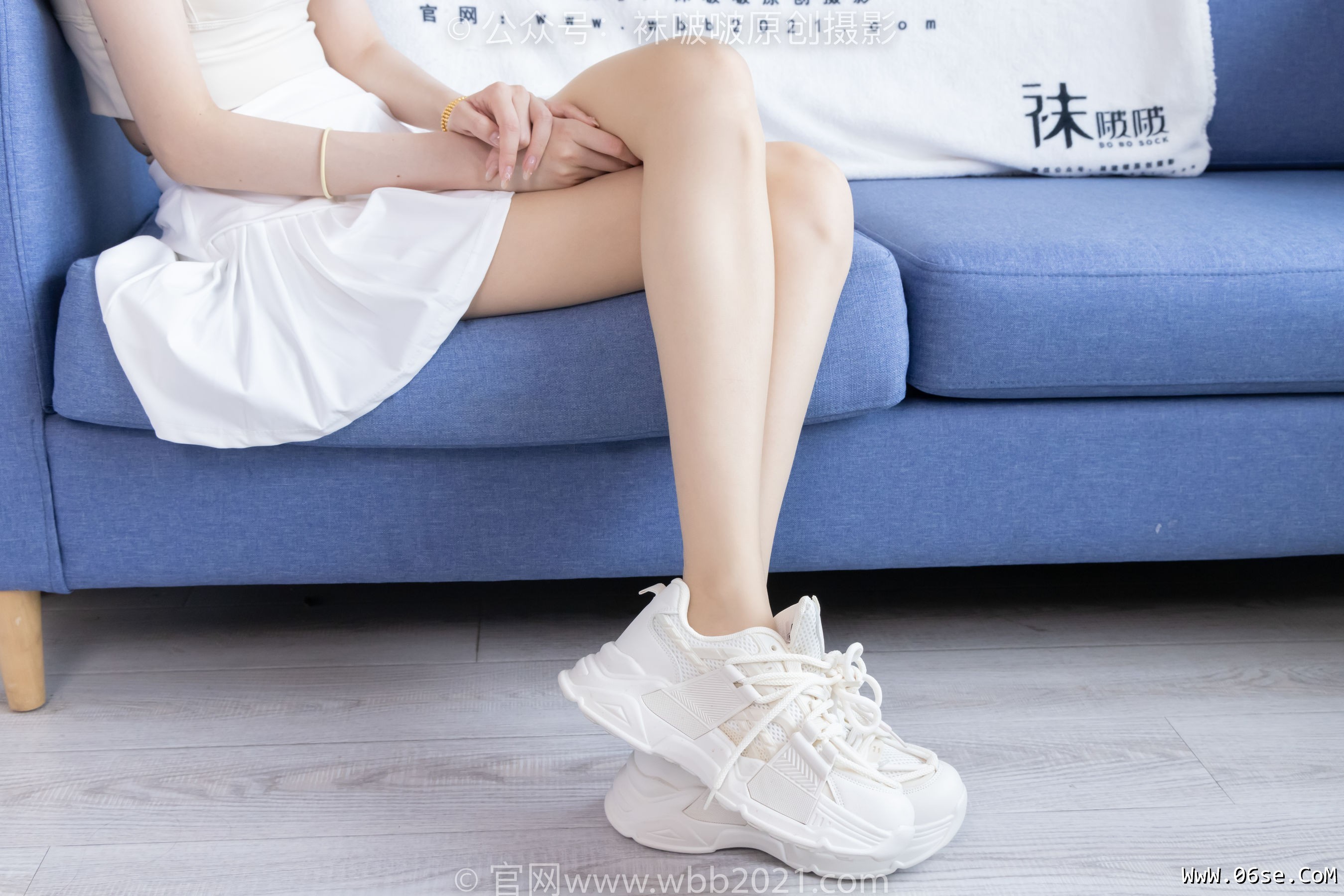 图片[43]-BoBoSocks袜啵啵 No.424 稚予 -运动鞋、白棉袜、肉丝、腰丝[140P]-六色网