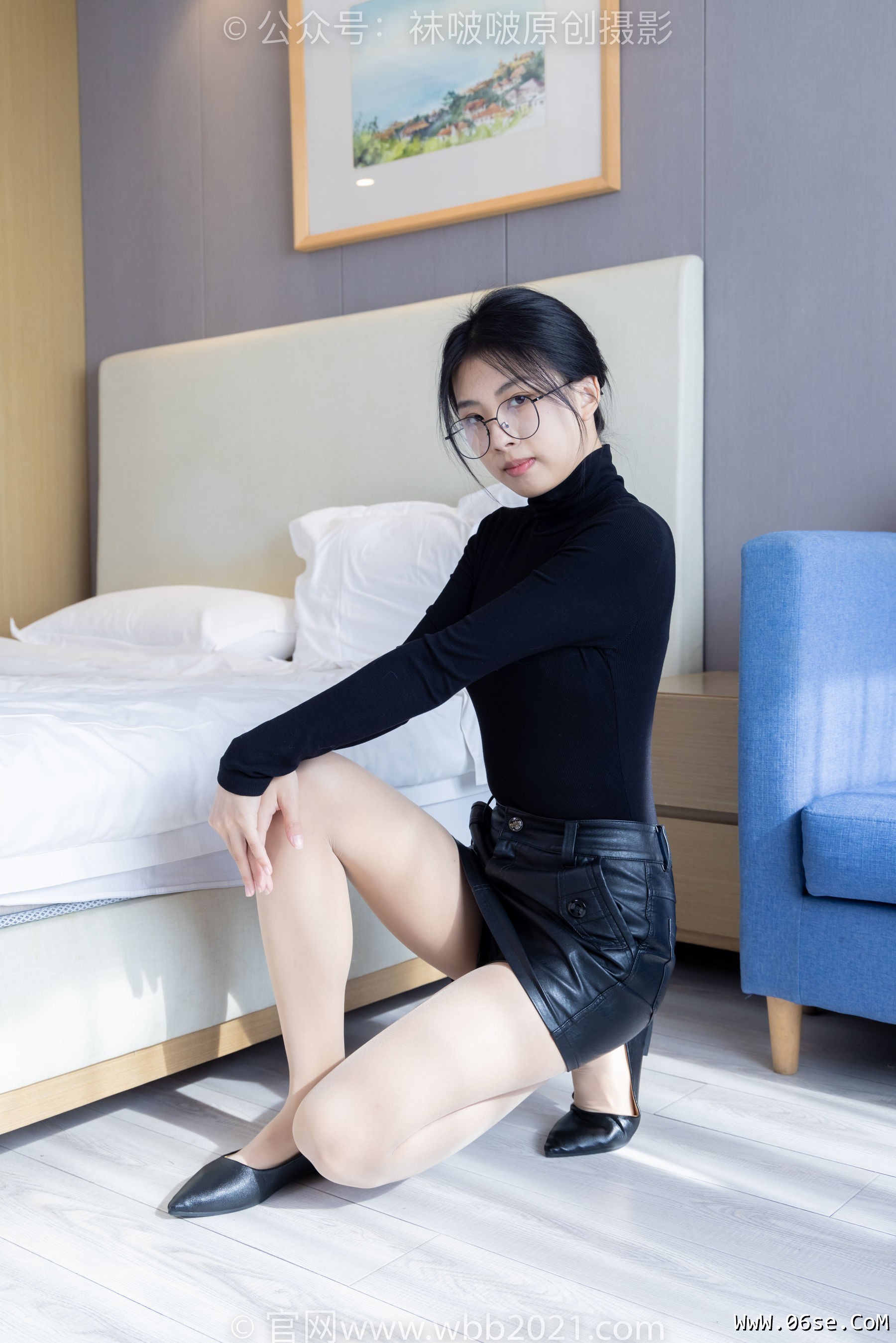 图片[2]-BoBoSocks袜啵啵 No.342 奶油 -平底鞋、肉丝、老头乐挠脚心剧情[140P]-六色网