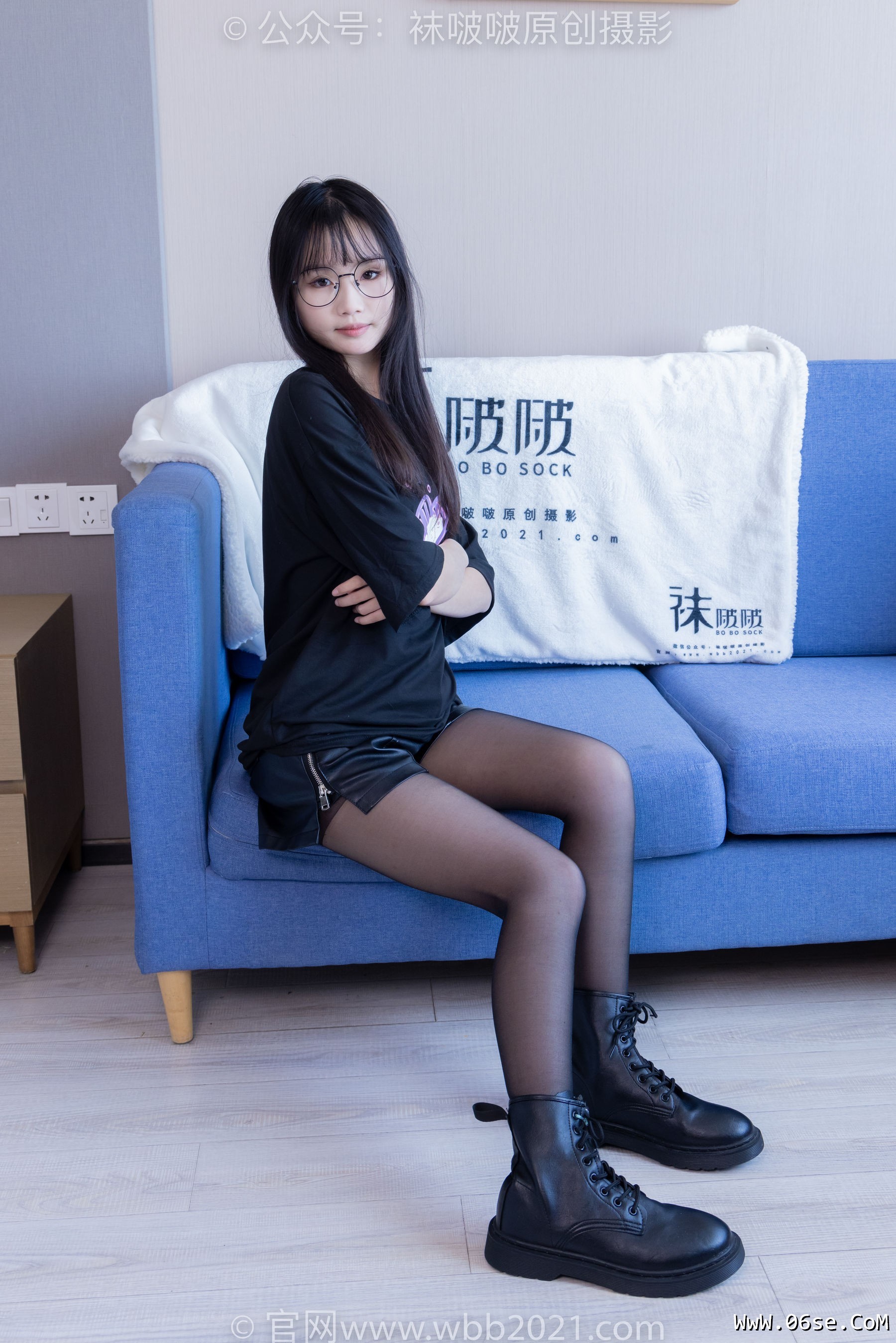 图片[60]-BoBoSocks袜啵啵 No.406 甜甜圈 -马丁靴、黑丝[150P]-六色网