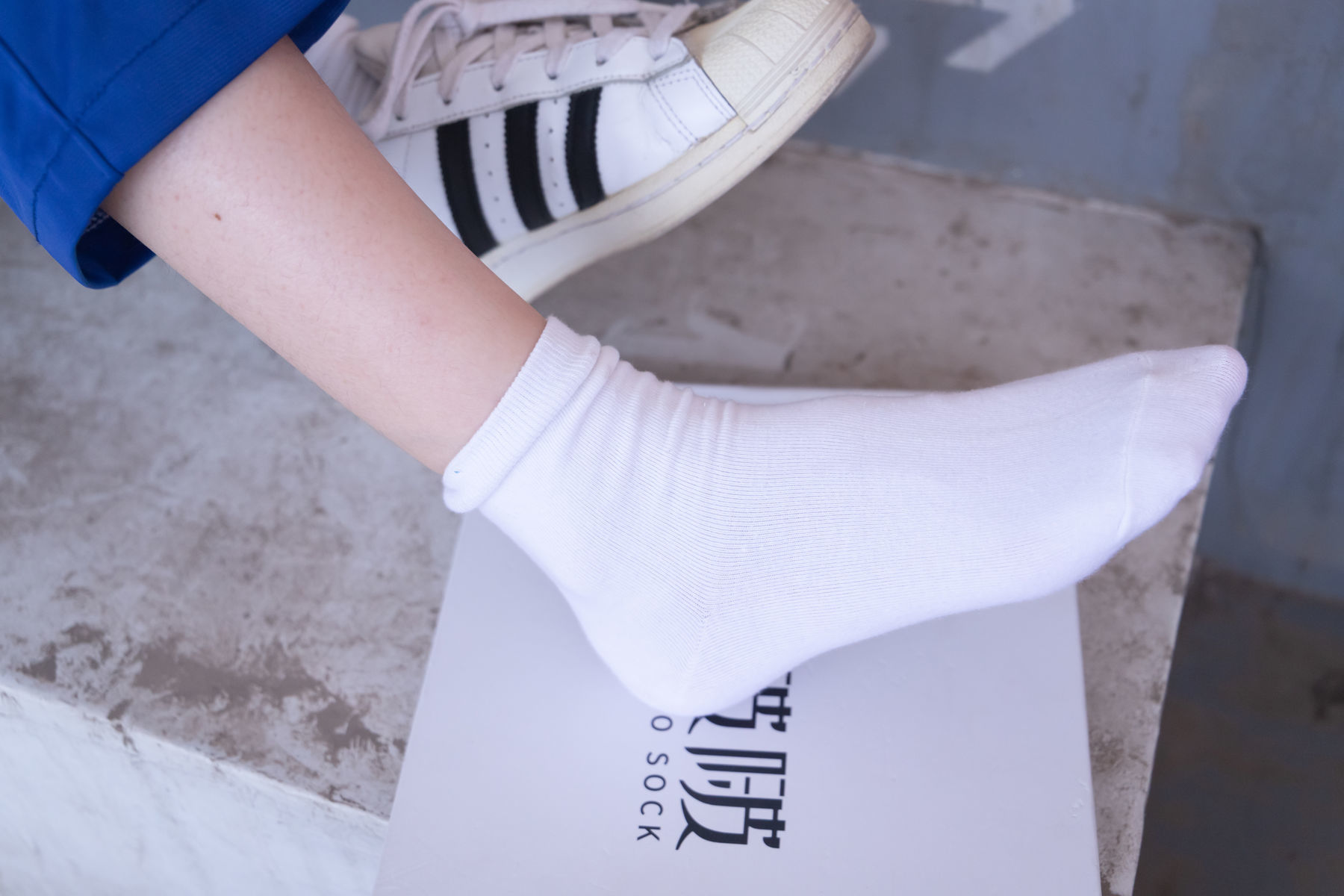 图片[50]-BoBoSocks袜啵啵 No.002 稚予-校服、贝壳头、白棉袜、裸足[139P]-六色网