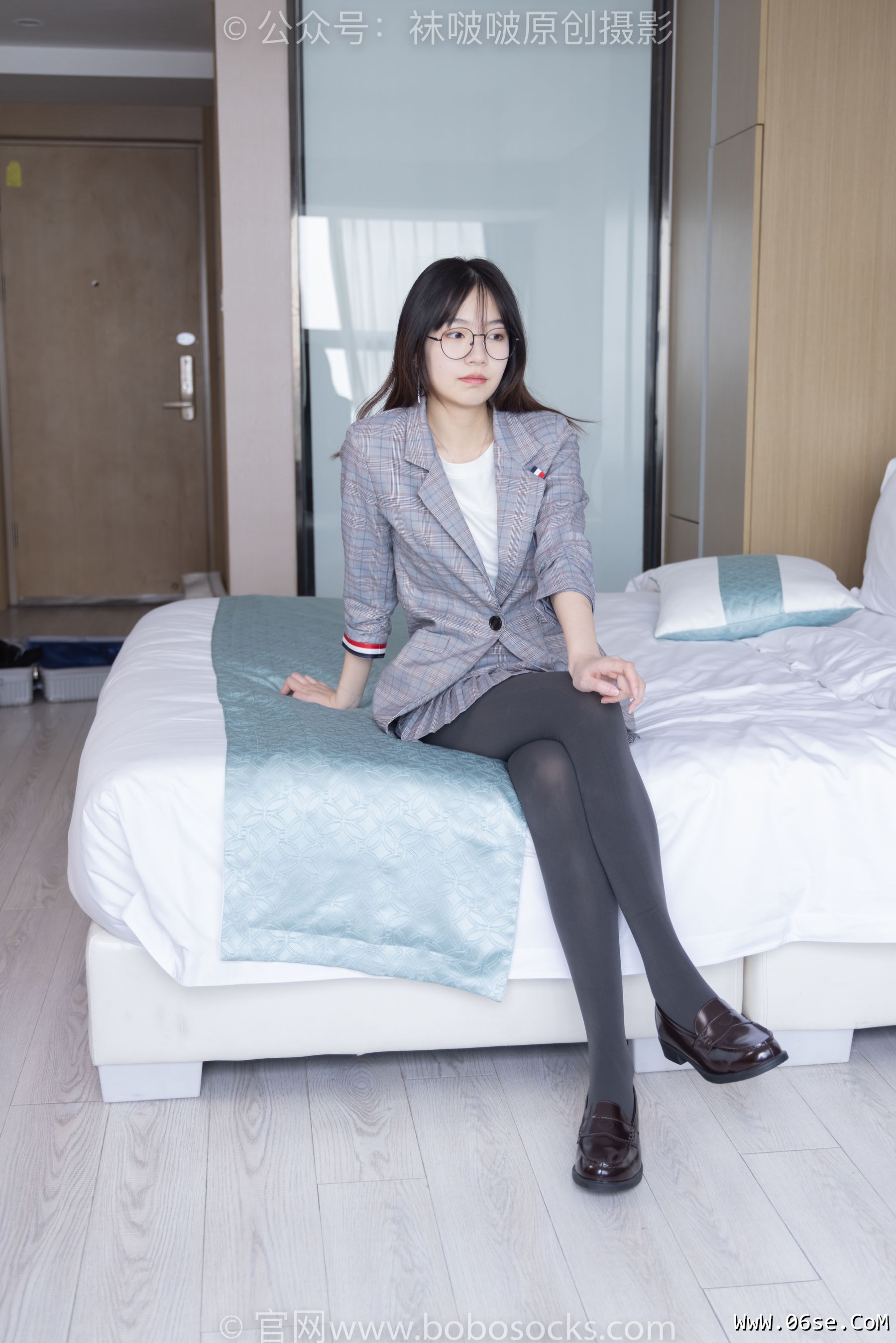 图片[97]-BoBoSocks袜啵啵 No.210 小甜豆 -皮鞋、厚灰丝、ol装[140P]-六色网