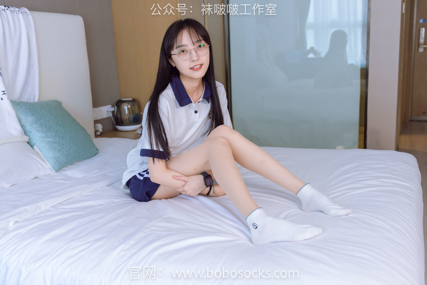 图片[66]-BoBoSocks袜啵啵 No.118 稚予-运动鞋、白棉袜、肉丝、踩小熊玩偶[140P]-六色网