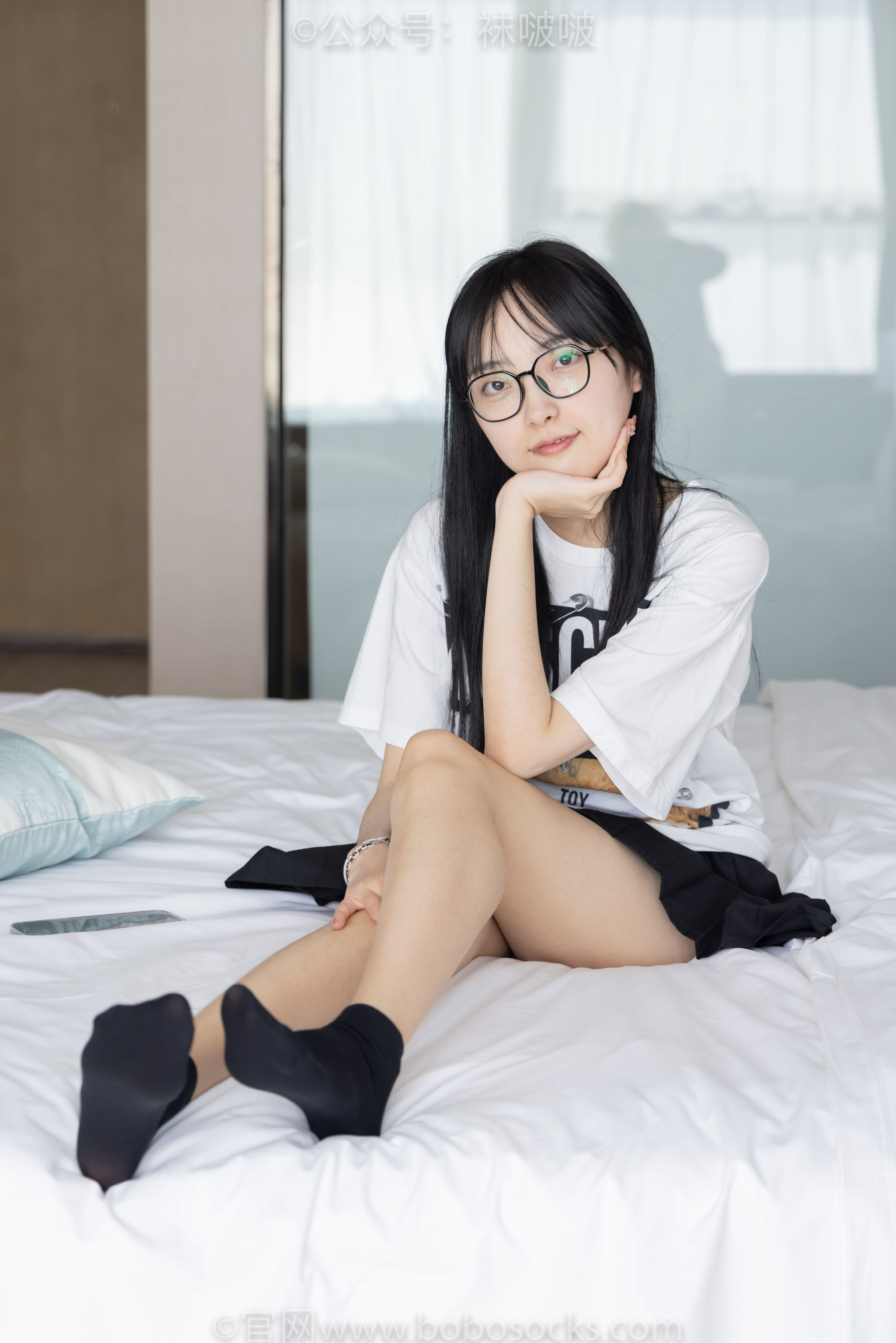 图片[54]-BoBoSocks袜啵啵 No.033 稚予-贝壳头、天鹅绒黑袜、天鹅绒白袜[154P]-六色网