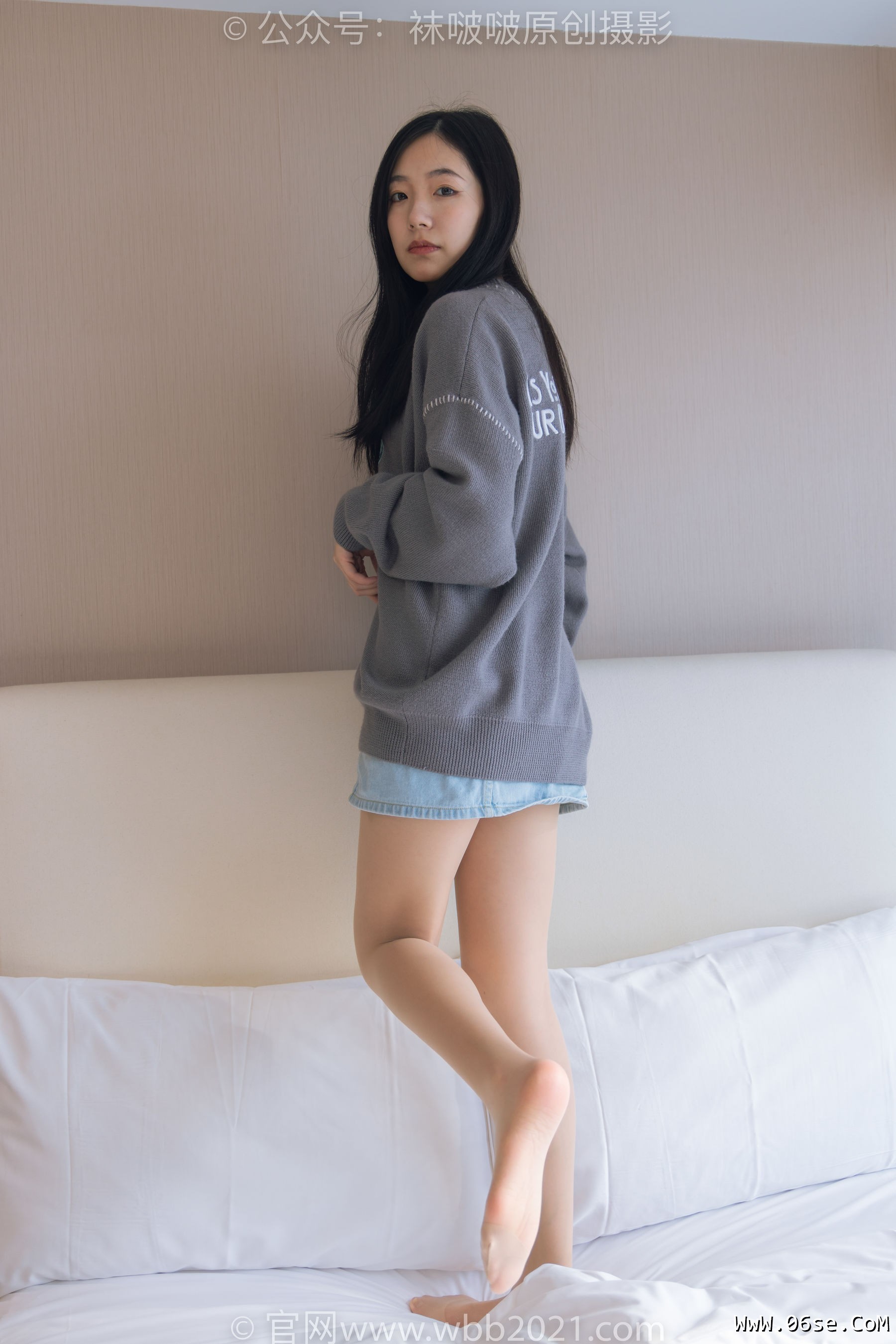 图片[45]-BoBoSocks袜啵啵 No.354 小甜豆 -运动鞋、肉丝[140P]-六色网