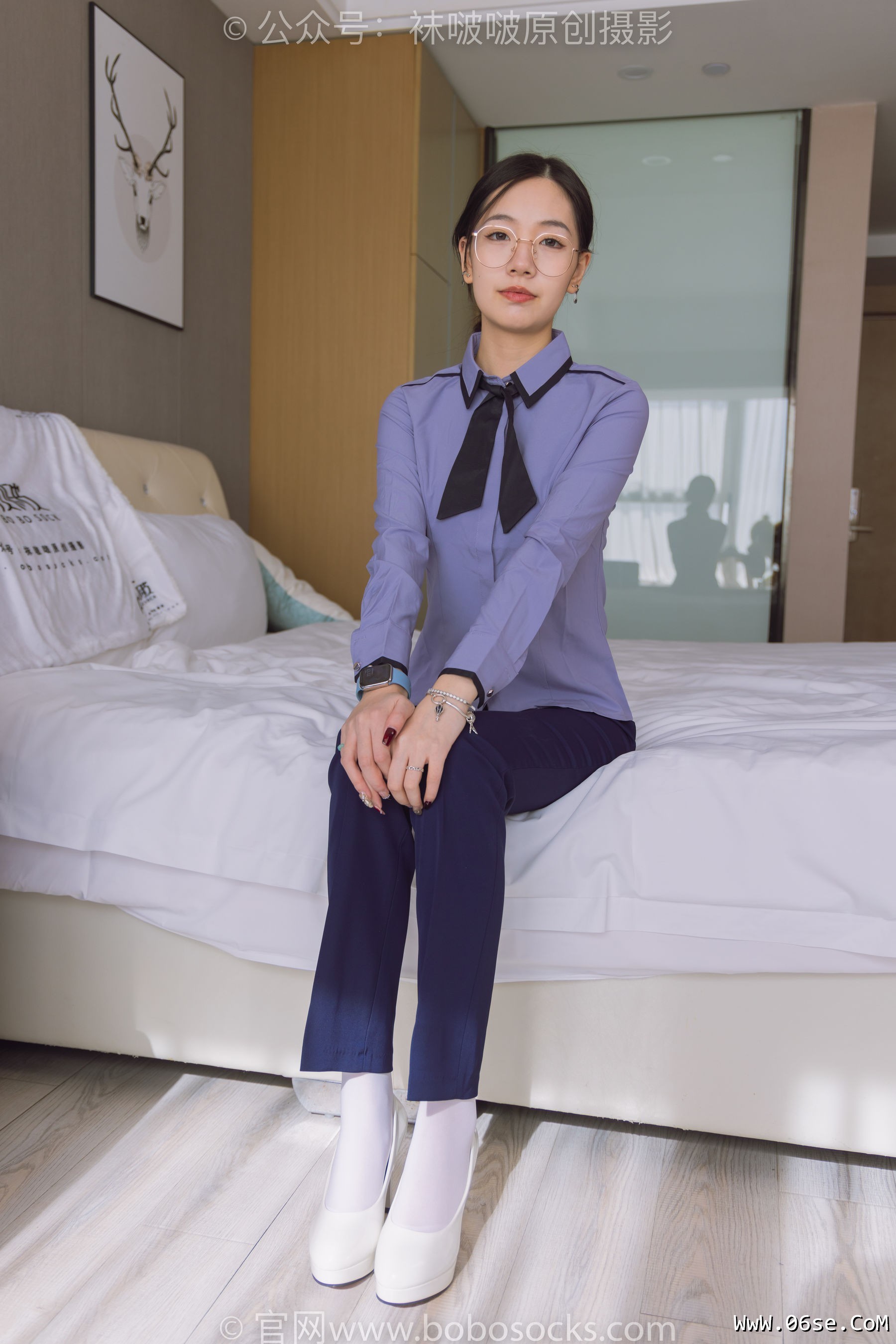图片[86]-BoBoSocks袜啵啵 No.178 小甜豆-高跟鞋、厚白丝、ol风裤里丝[140P]-六色网