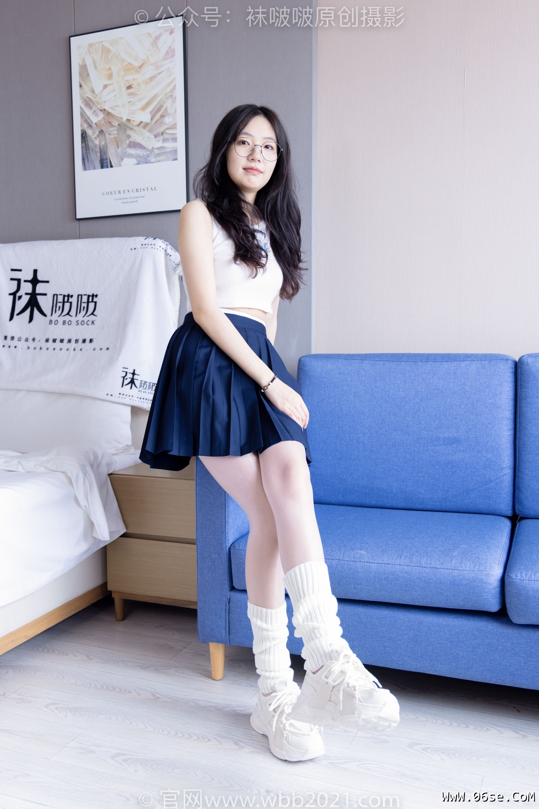 图片[48]-BoBoSocks袜啵啵 No.305 小甜豆 -运动鞋、人字拖、袜套、油亮白丝[140P]-六色网