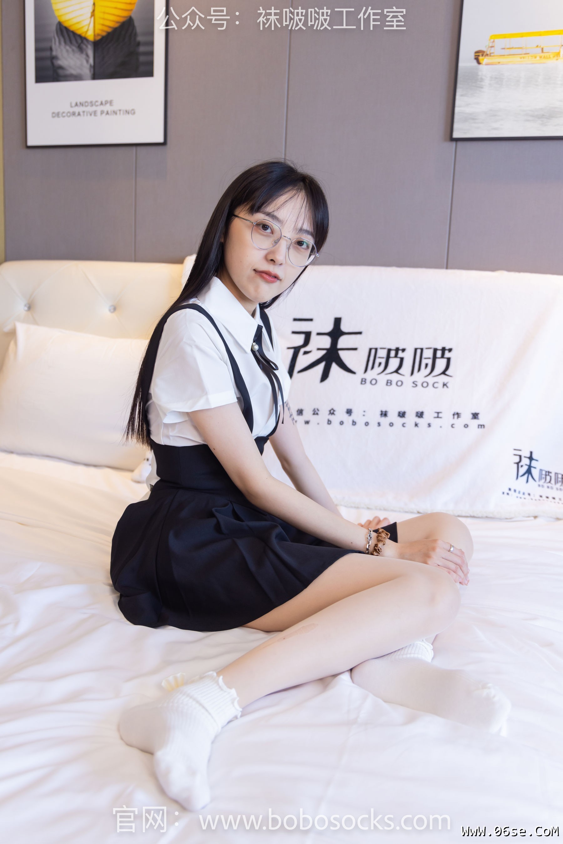 图片[94]-BoBoSocks袜啵啵 No.121 稚予-高跟鞋、白棉袜、肉丝[140P]-六色网