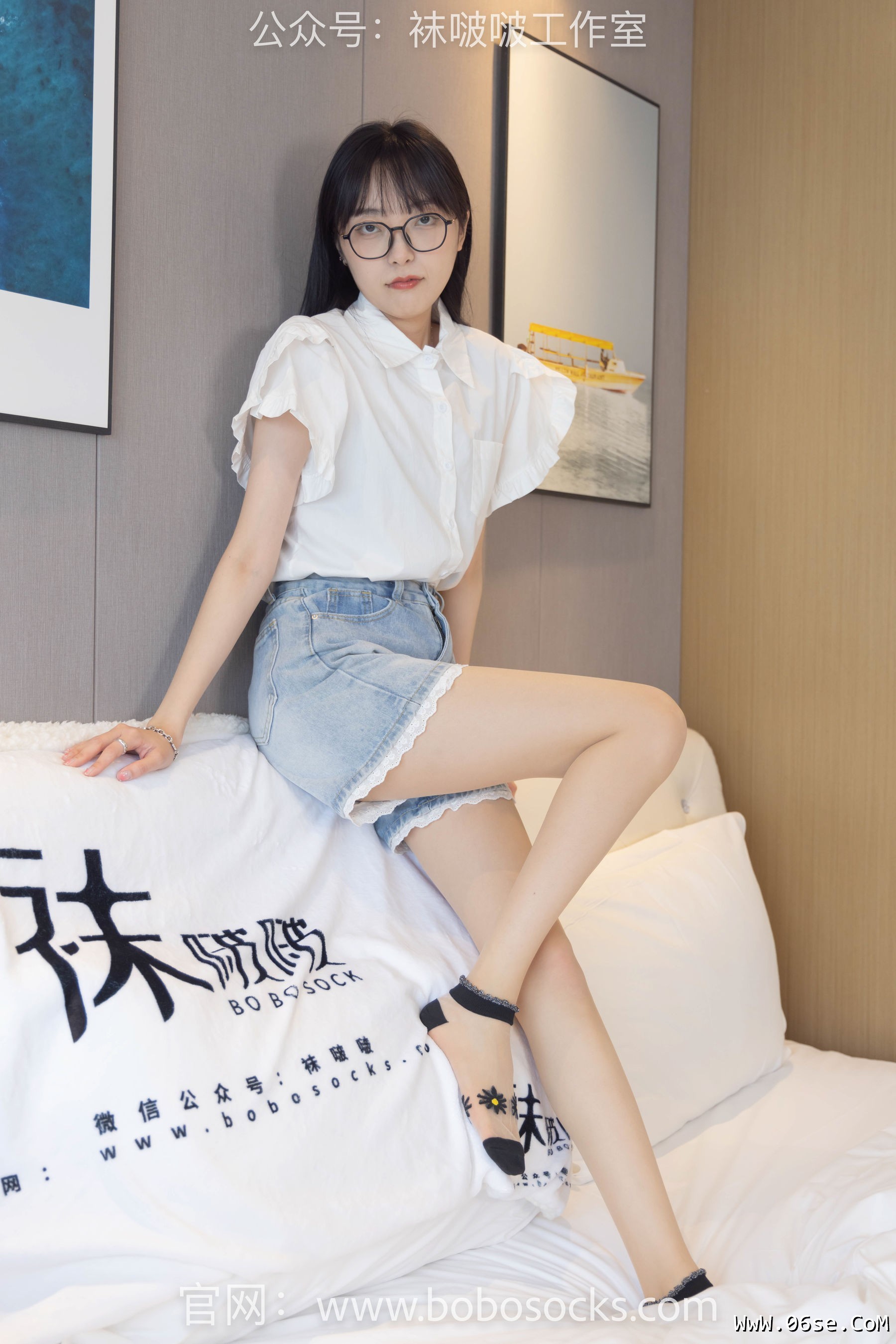图片[73]-BoBoSocks袜啵啵 No.097 稚予-板鞋、玻璃丝短袜、肉丝[140P]-六色网