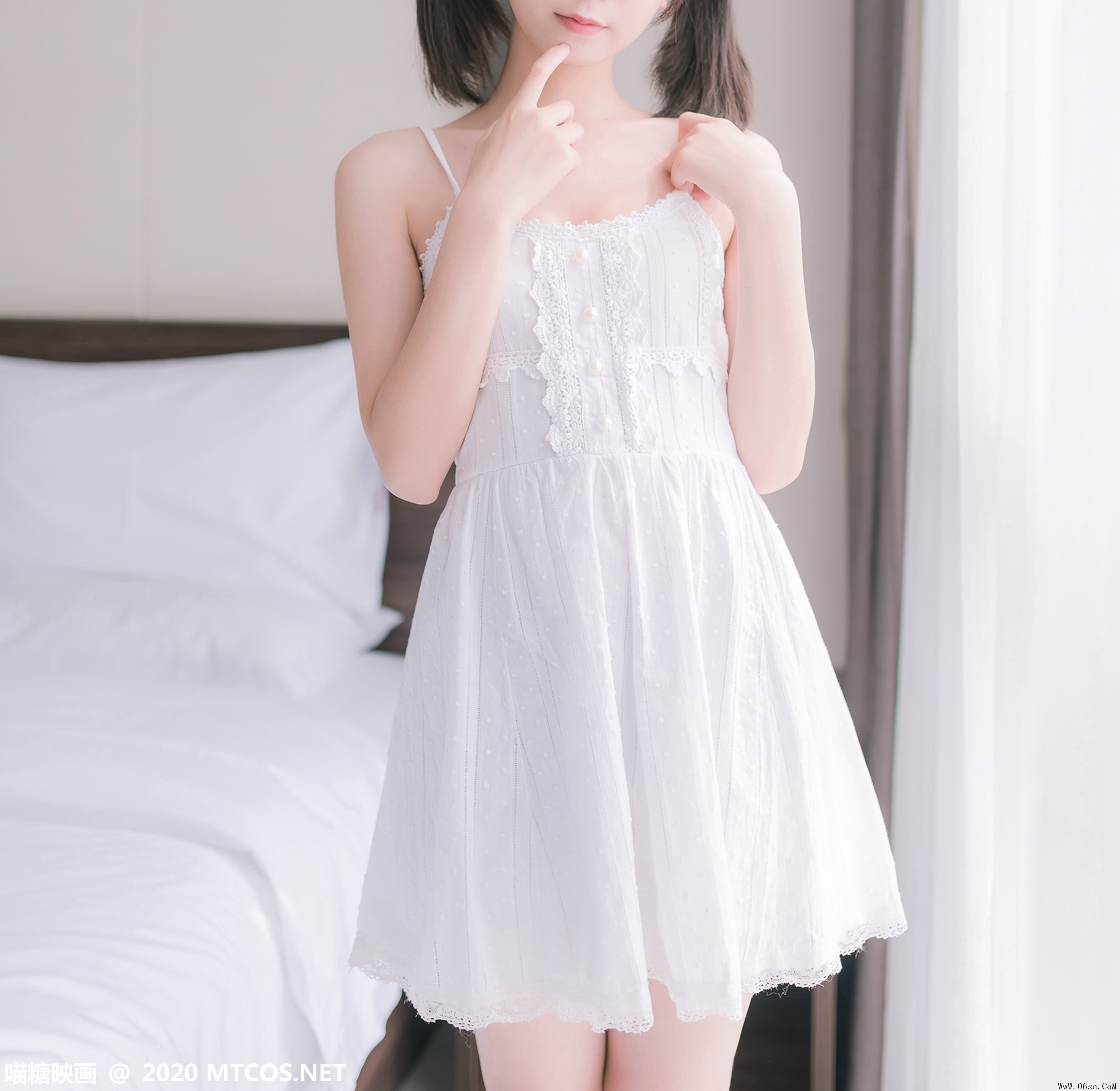 图片[11]-喵糖映画 VOL.177 白裙少女[47P／233M]-六色网