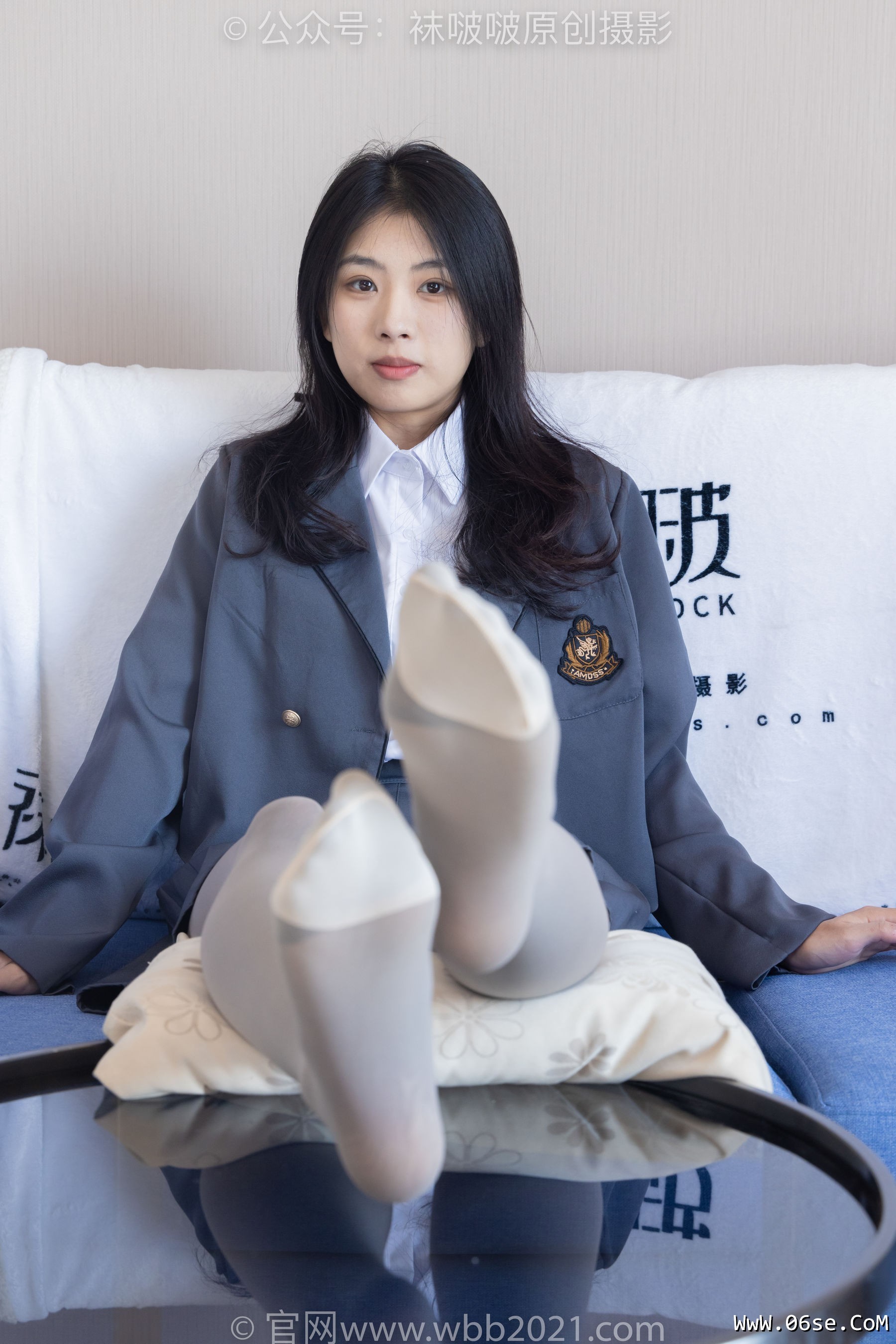 图片[130]-BoBoSocks袜啵啵 No.312 奶油 -高跟鞋、黑丝打底、肉丝[160P]-六色网
