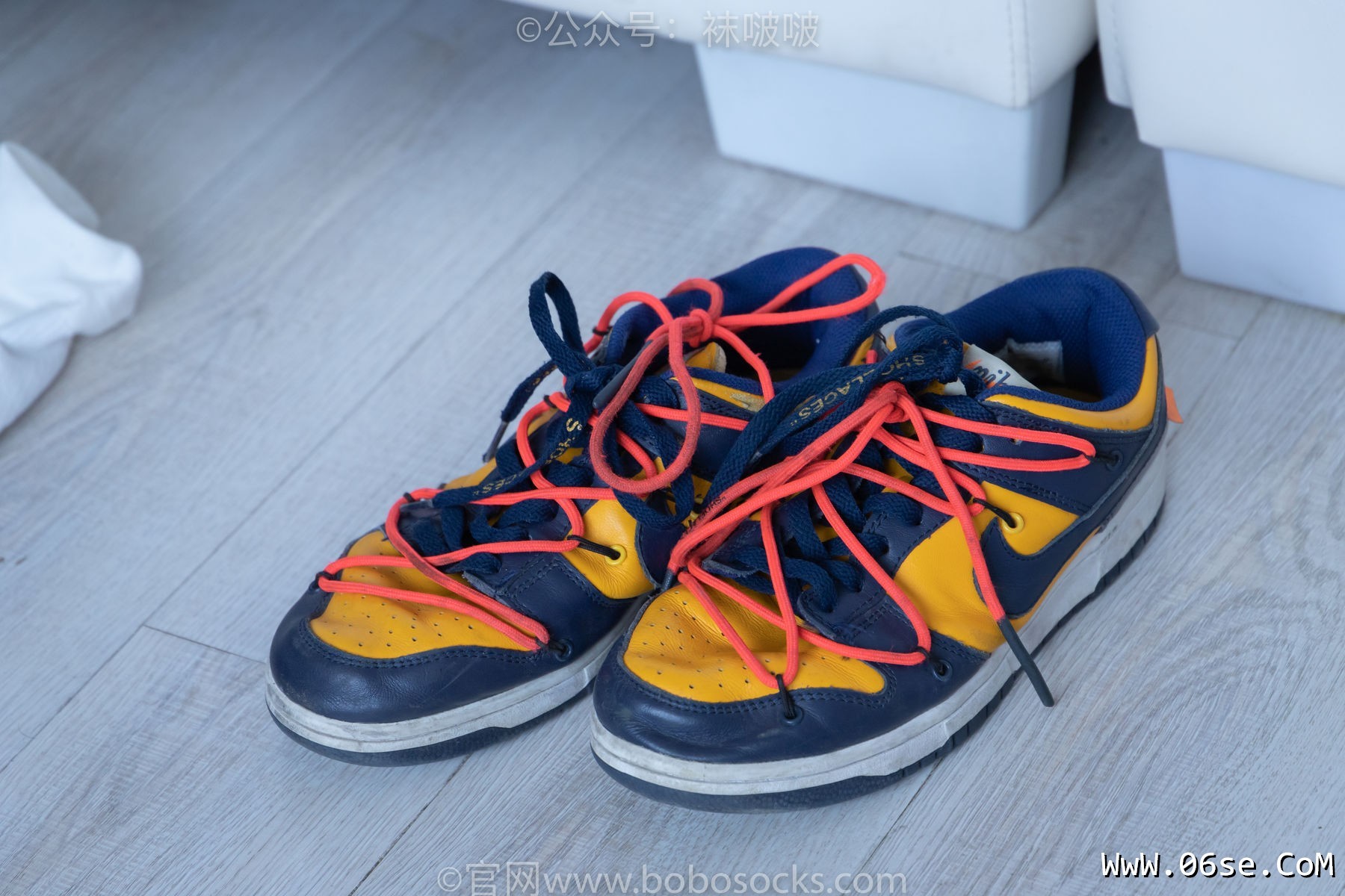图片[114]-BoBoSocks袜啵啵 No.009 果冻-耐克板鞋、白棉袜、裸足[130P]-六色网