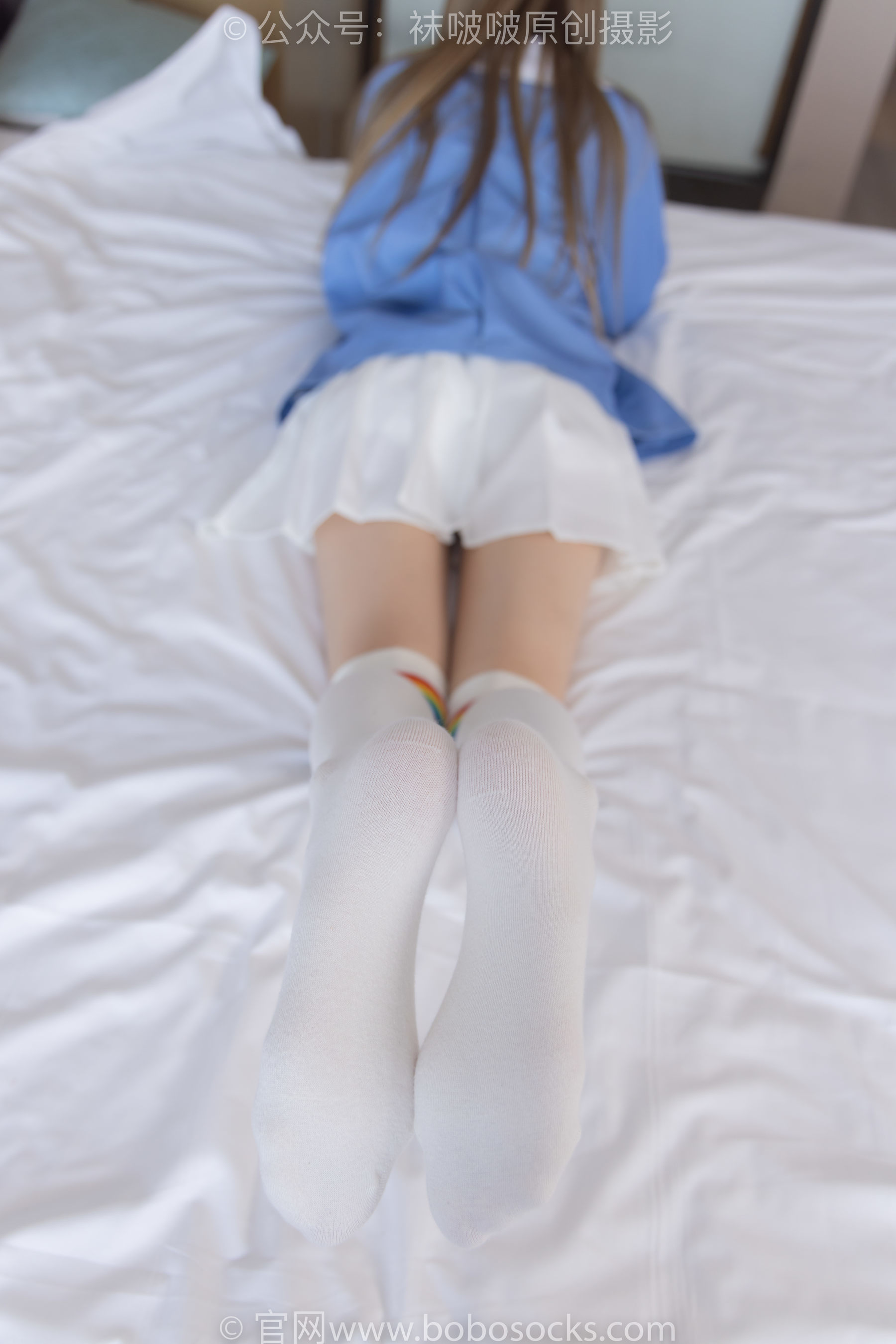 图片[129]-BoBoSocks袜啵啵 No.229 稚予-板鞋、皮鞋、两双大腿袜[155P]-六色网