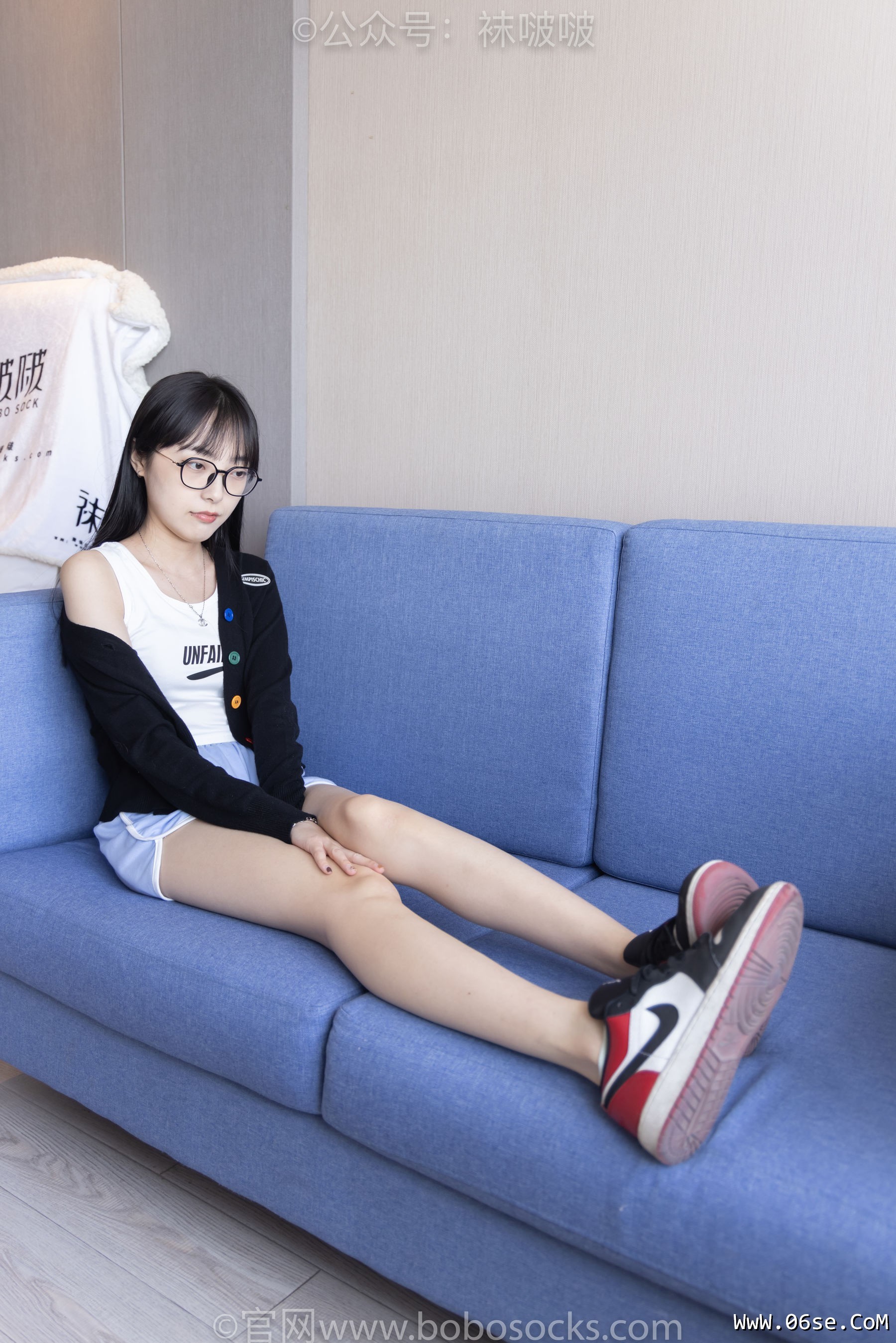 图片[21]-BoBoSocks袜啵啵 No.081 稚予- AJ、浅黄色短棉袜、浅蓝色短棉袜、裸足[145P]-六色网