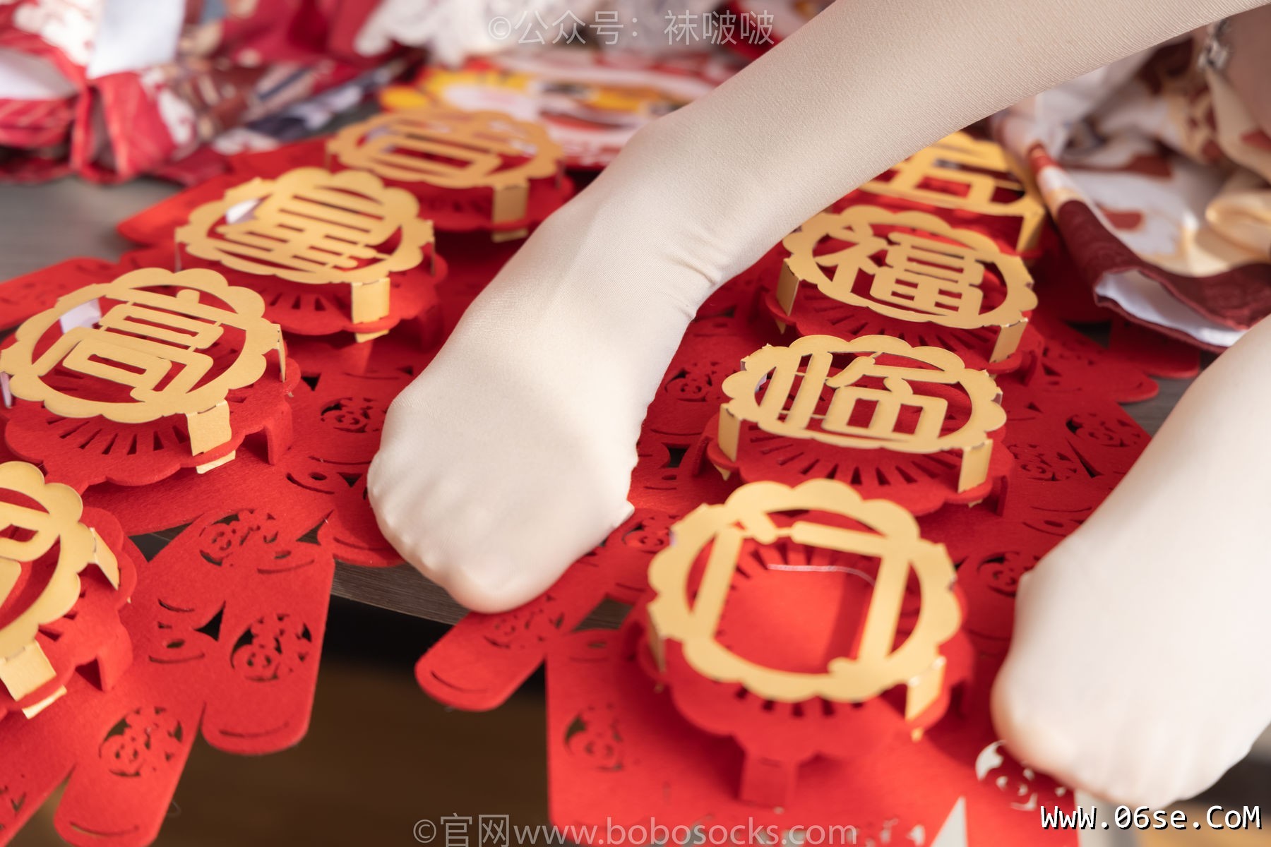 图片[139]-BoBoSocks袜啵啵 No.054 小甜豆与稚予-给大家拜年啦[139P]-六色网