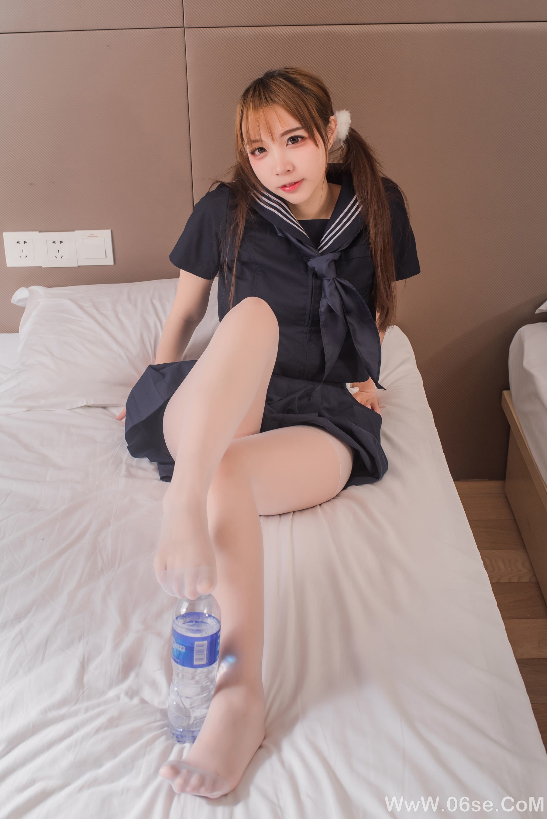 图片[30]-人气Coser二佐Nisa 制服黑三本[42P]-六色网
