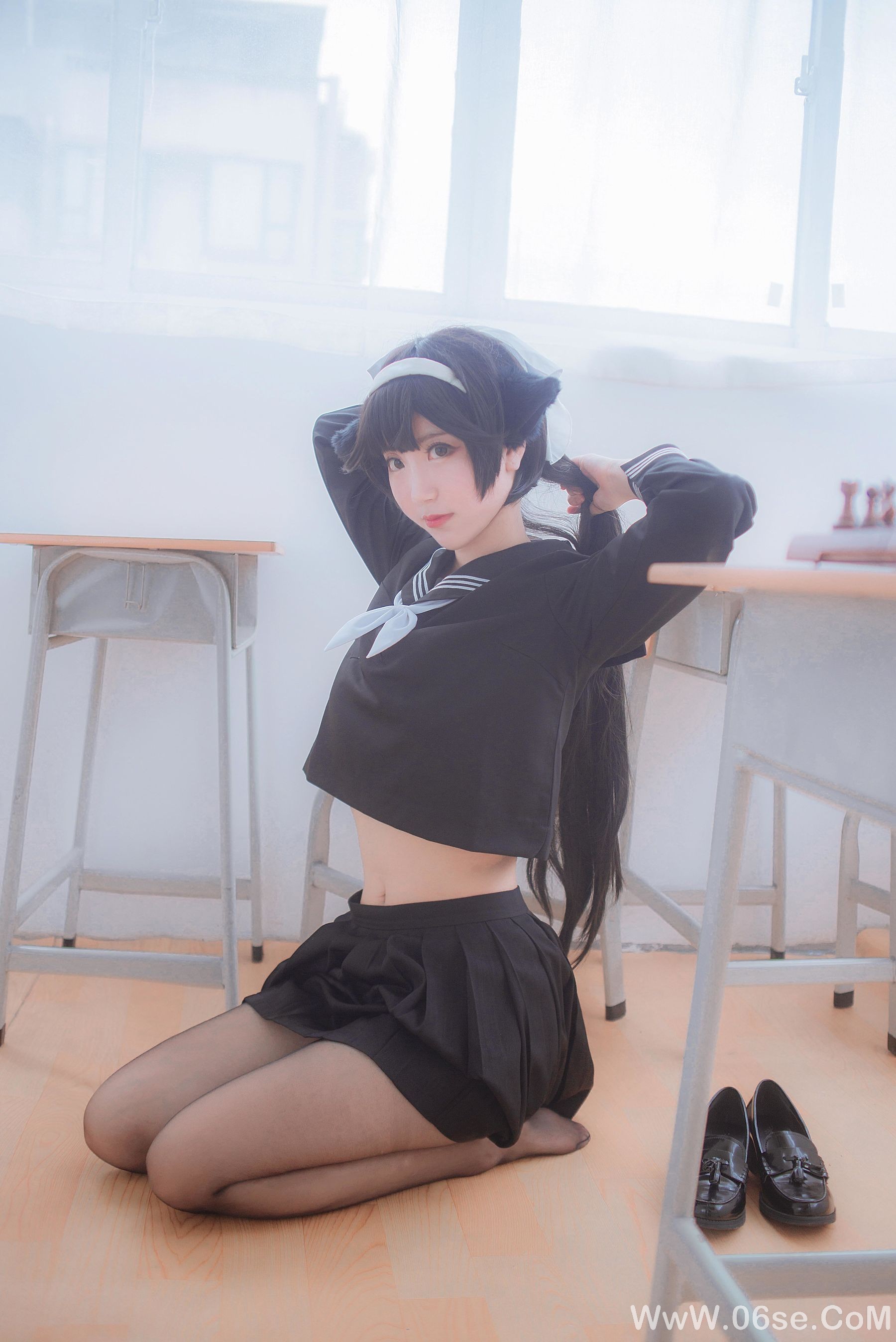 图片[8]-人气Coser黑川 獒犬制服[30P]-六色网