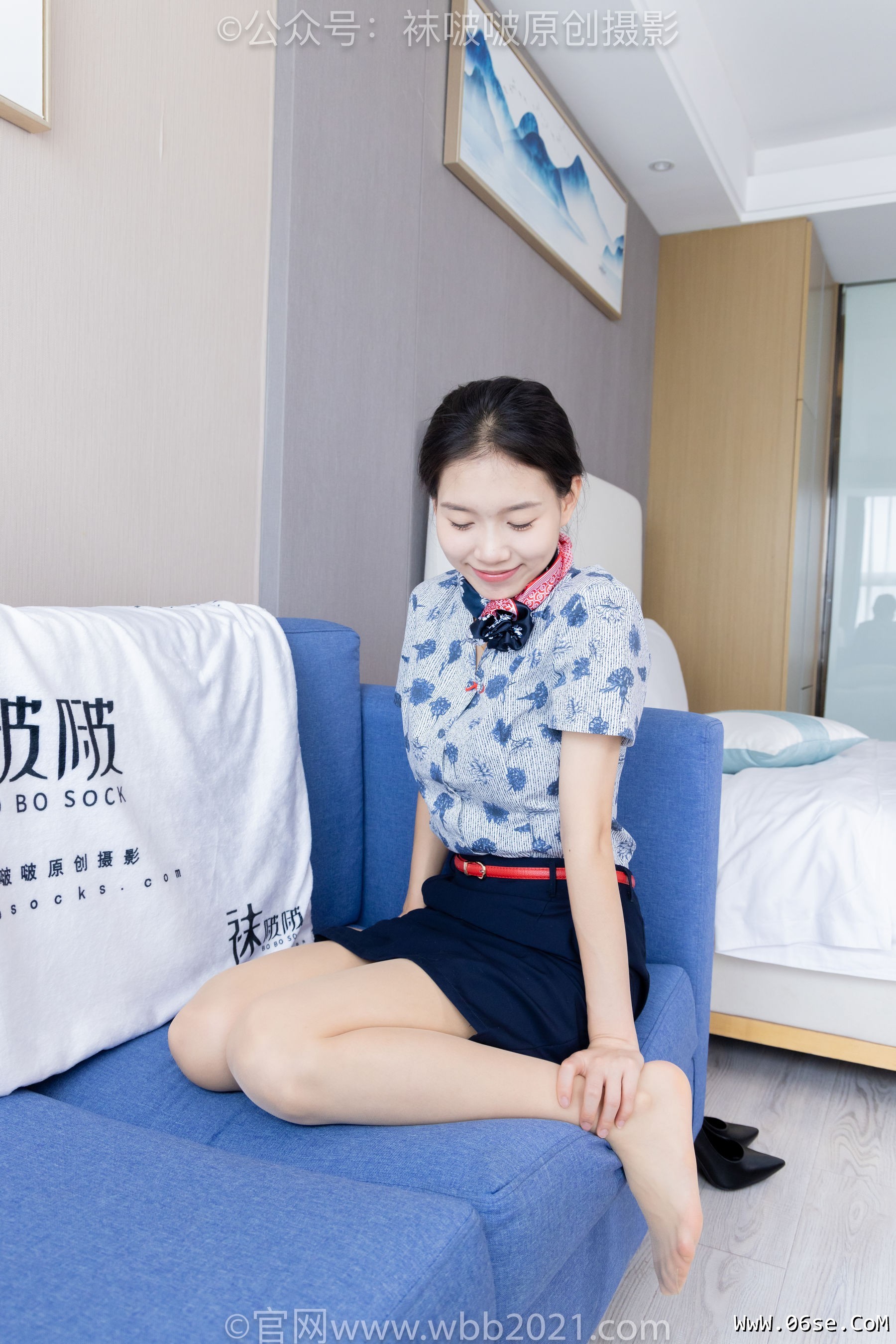 图片[113]-BoBoSocks袜啵啵 No.334 芝士 -东航制服、两双高跟鞋、薄肉丝、薄灰丝[141P]-六色网