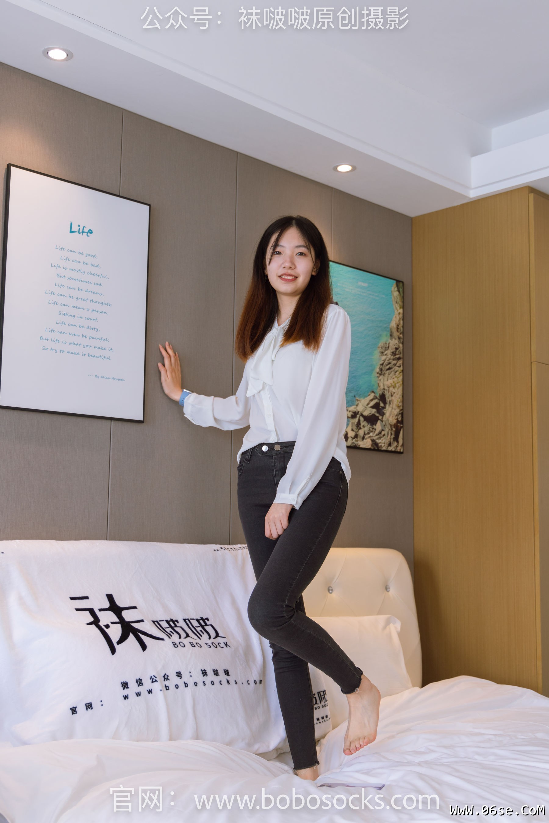 图片[31]-BoBoSocks袜啵啵 No.158 小甜豆-高跟长靴、白棉袜、裸足[136P]-六色网